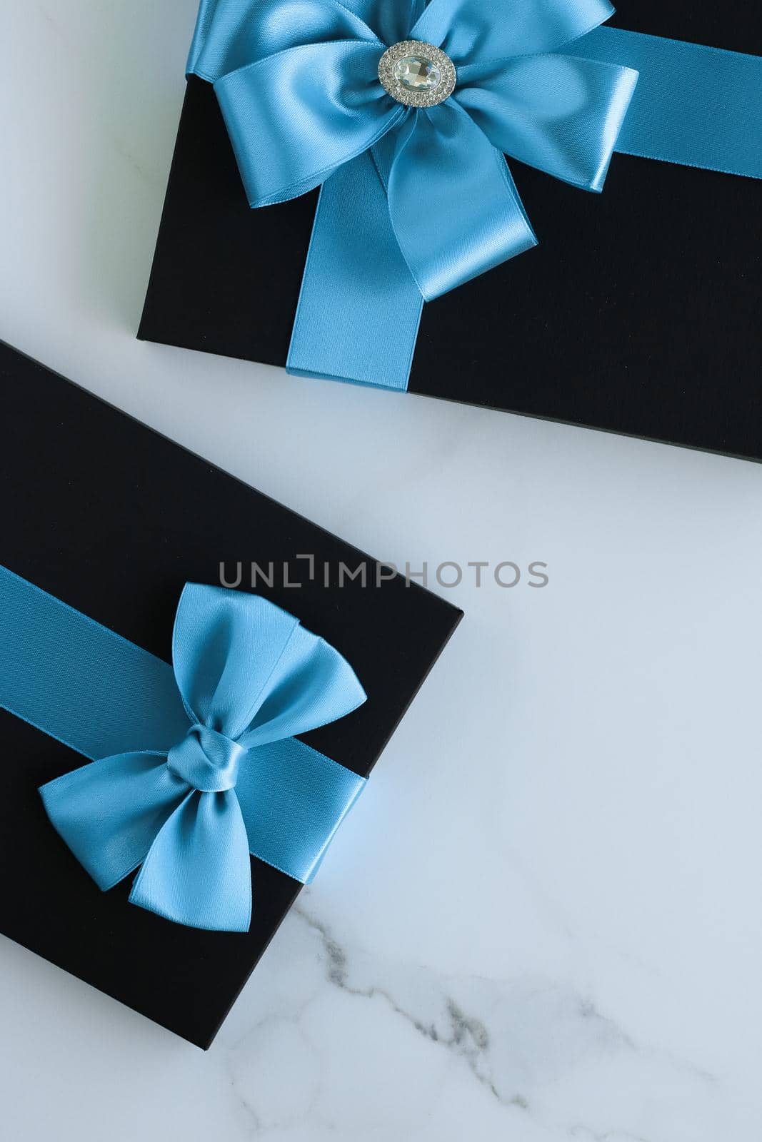 Romantic celebration, lifestyle and birthday present concept - Luxury holiday gifts on marble