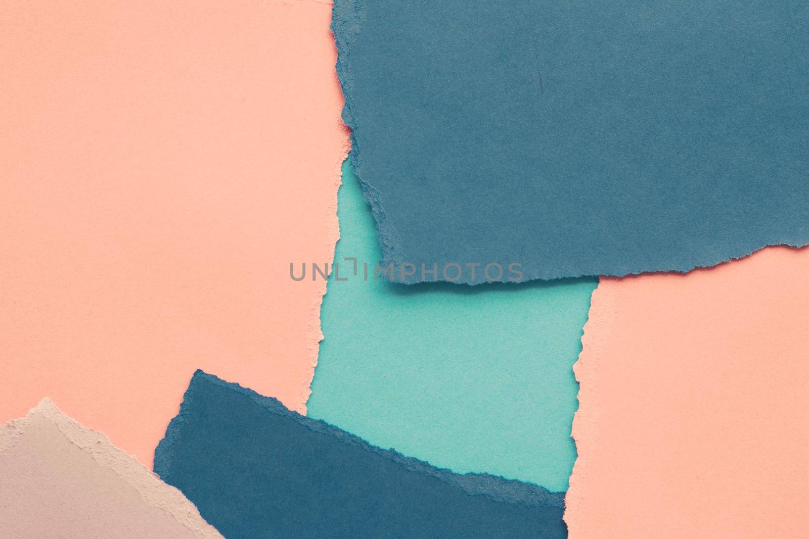 Torn paper textured background, stationery mockup by Anneleven