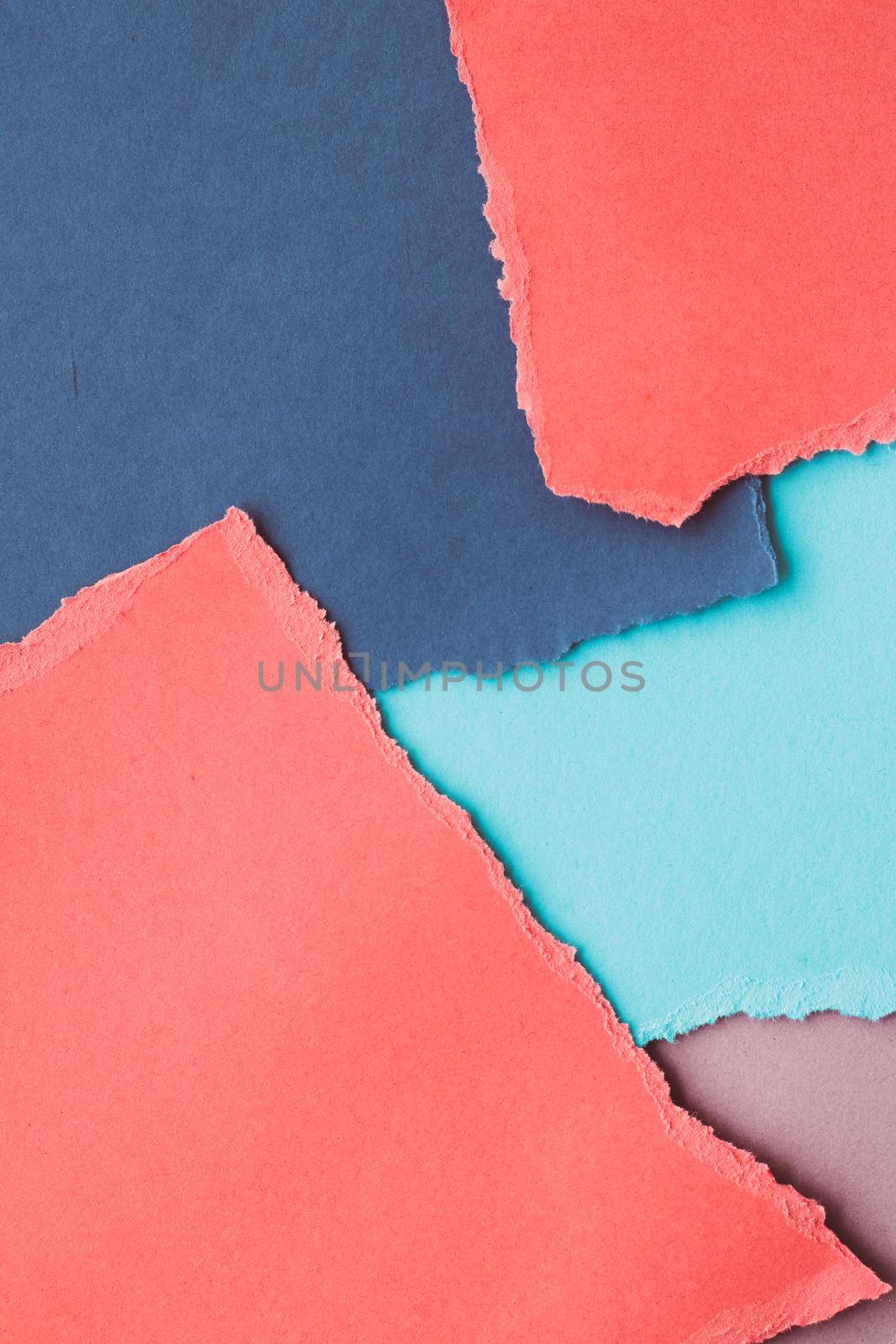Torn paper textured background, stationery mockup by Anneleven