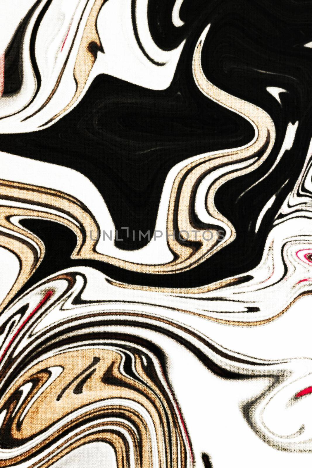 Marble texture textile background, abstract marbling art on canvas by Anneleven