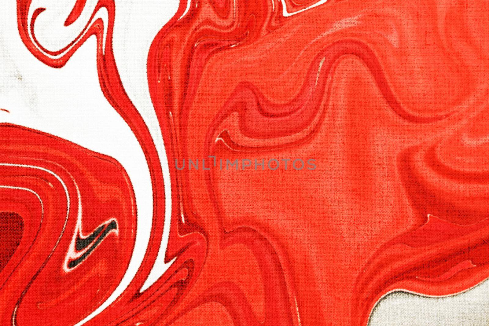 Marble texture textile background, abstract marbling art on canvas by Anneleven