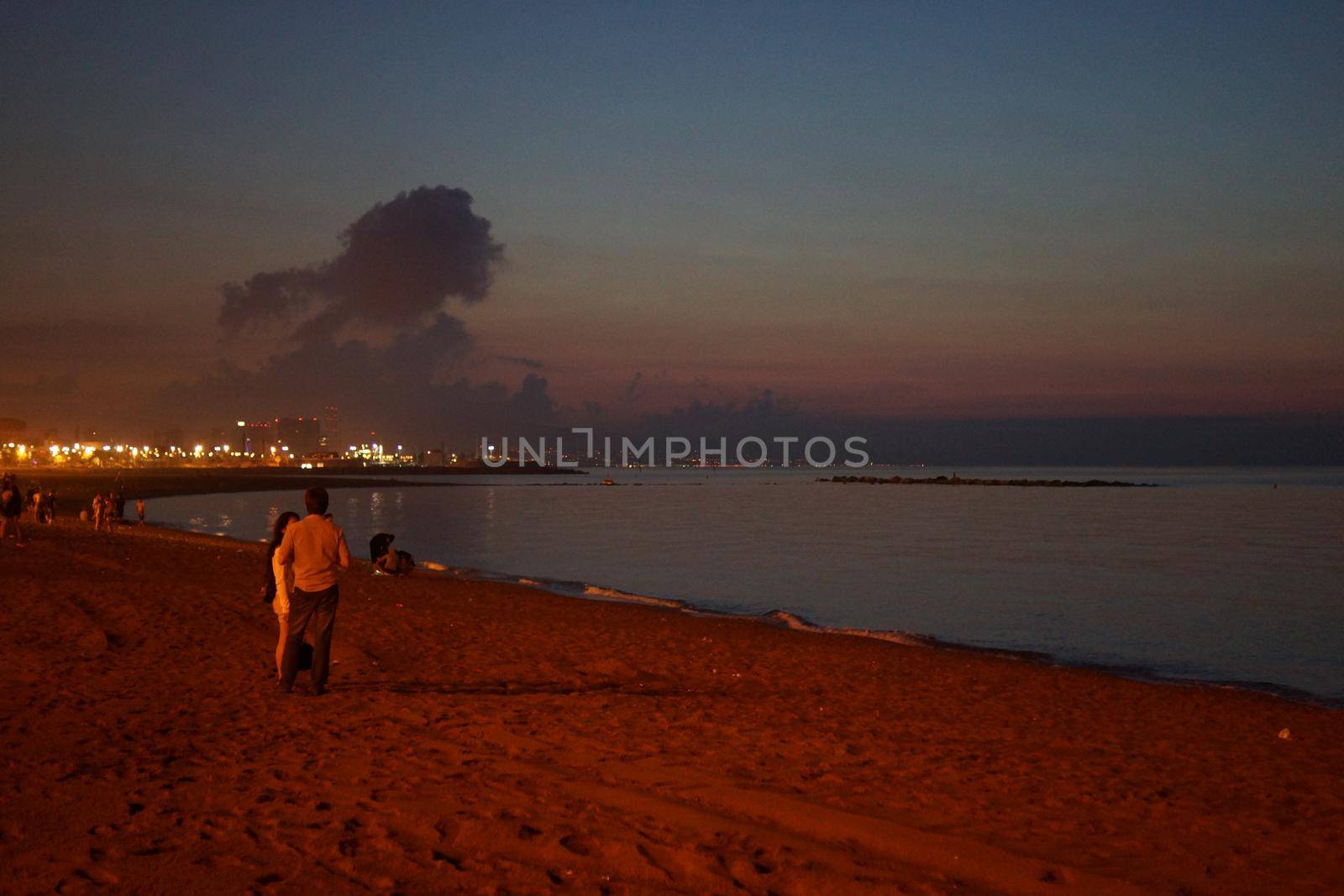 Barceloneta Beach (Spain Barcelona). Shooting Location: Spain, Barcelona