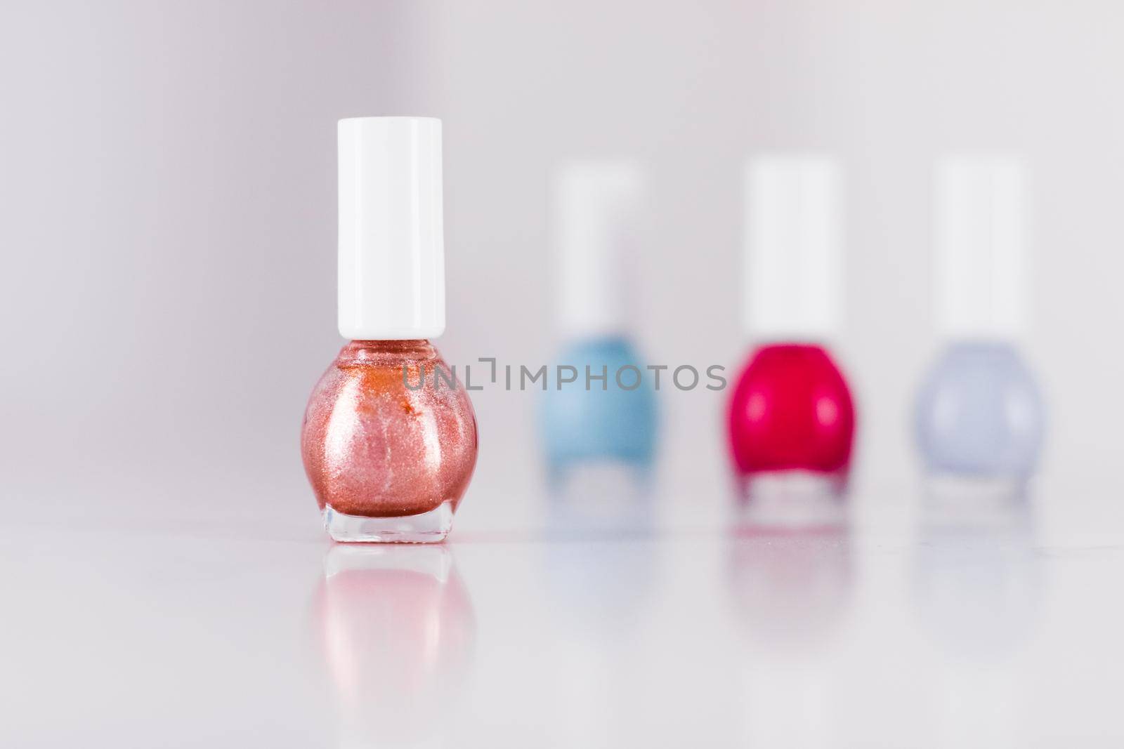 Nail polish bottles, manicure and pedicure collection by Anneleven