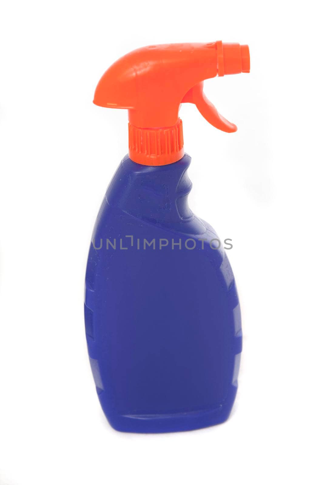 a blank spray bottle of domestic cleaner