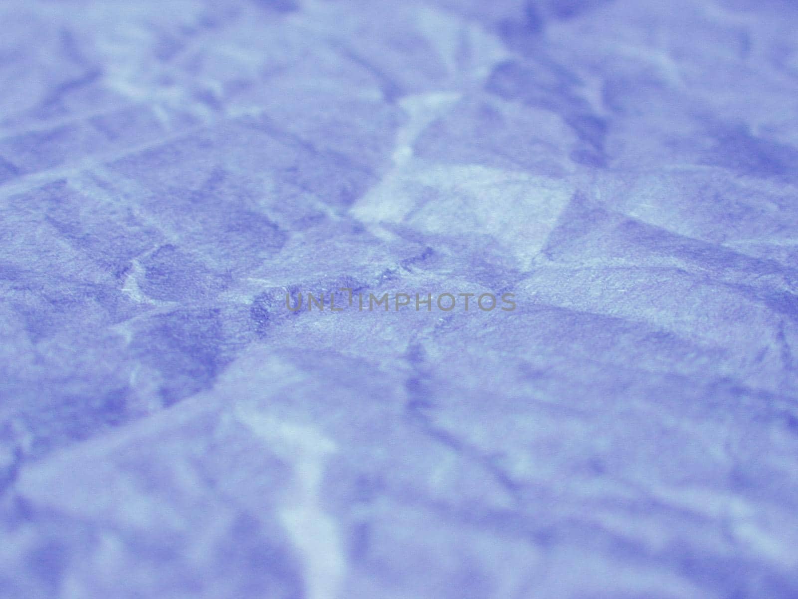 Extreme close up of wrinkled periwinkle paper by sanisra