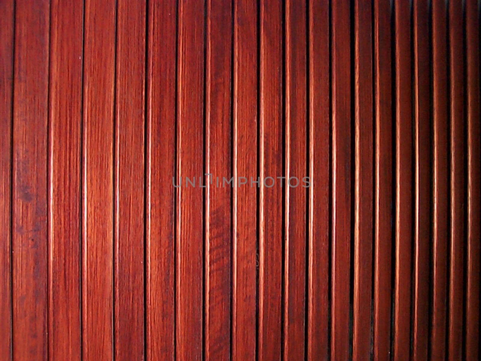 cherry wood coloured wood louvre