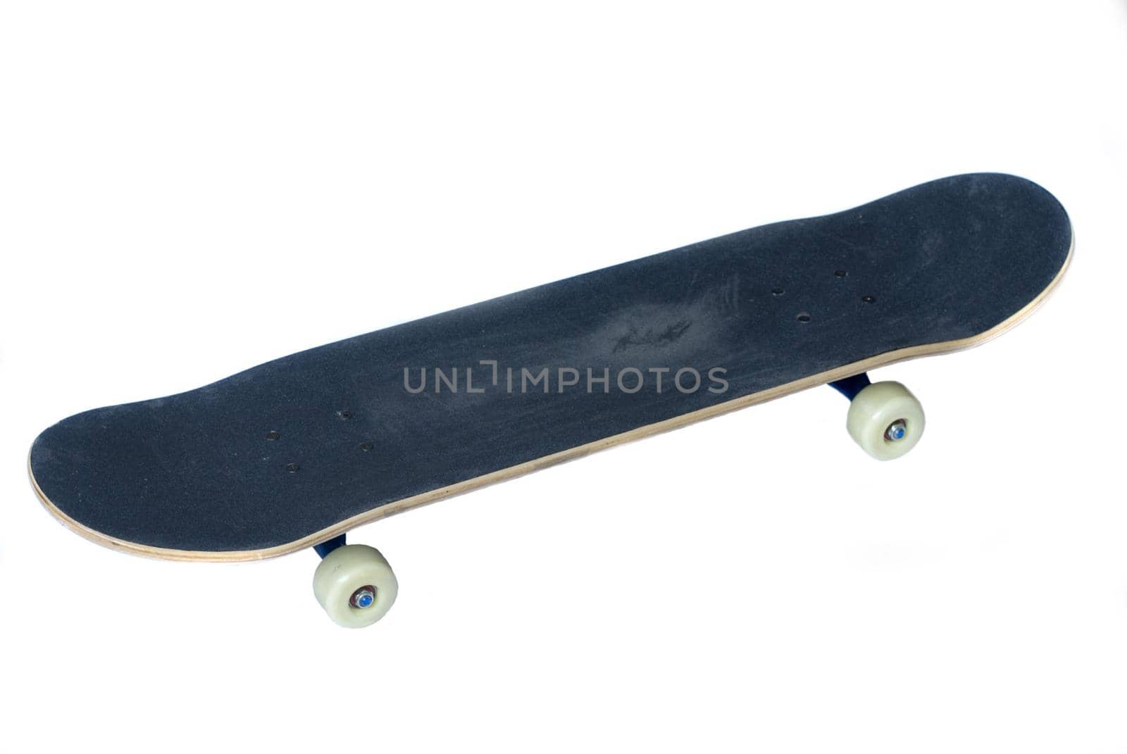 a skateboard isolated on a white background
