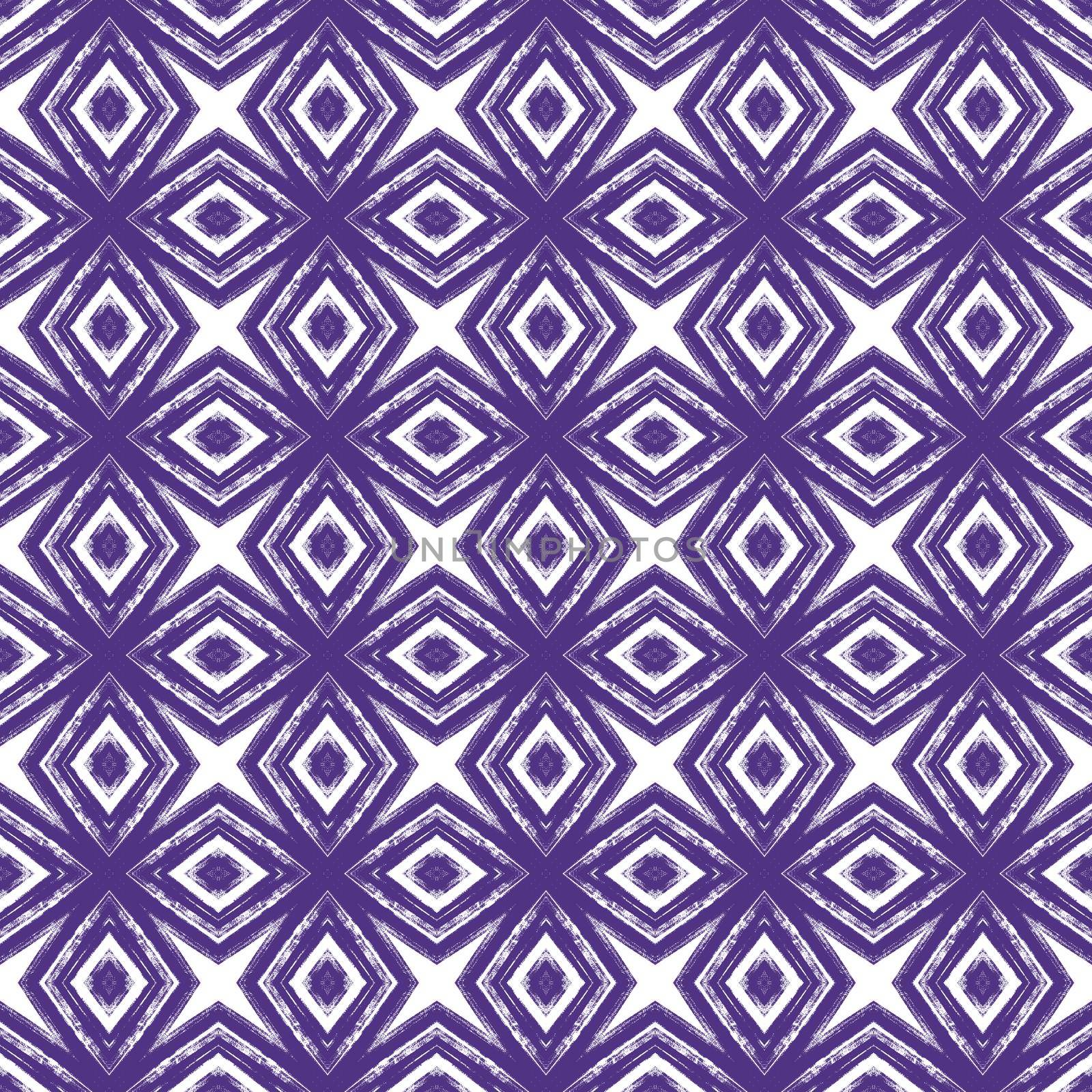 Textured stripes pattern. Purple symmetrical kaleidoscope background. Trendy textured stripes design. Textile ready resplendent print, swimwear fabric, wallpaper, wrapping.