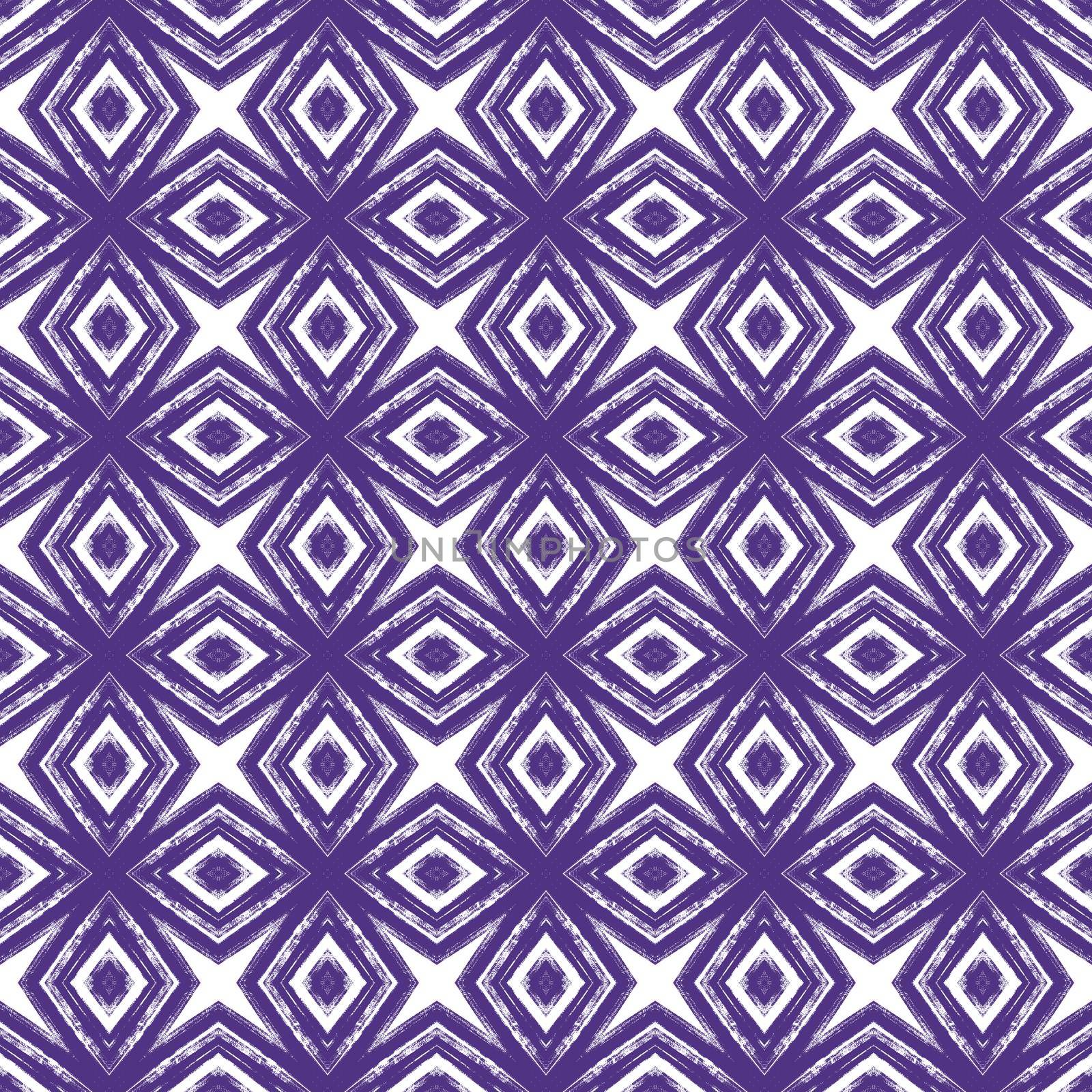 Textured stripes pattern. Purple symmetrical kaleidoscope background. Trendy textured stripes design. Textile ready resplendent print, swimwear fabric, wallpaper, wrapping.