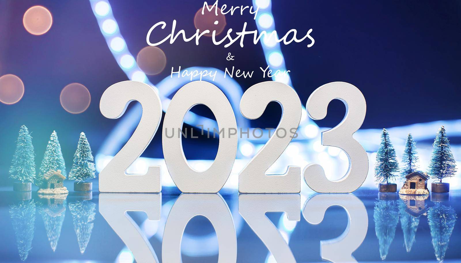 New Year's Eve 2023 Celebration Background. Happy New Year 2023. by Maximusnd