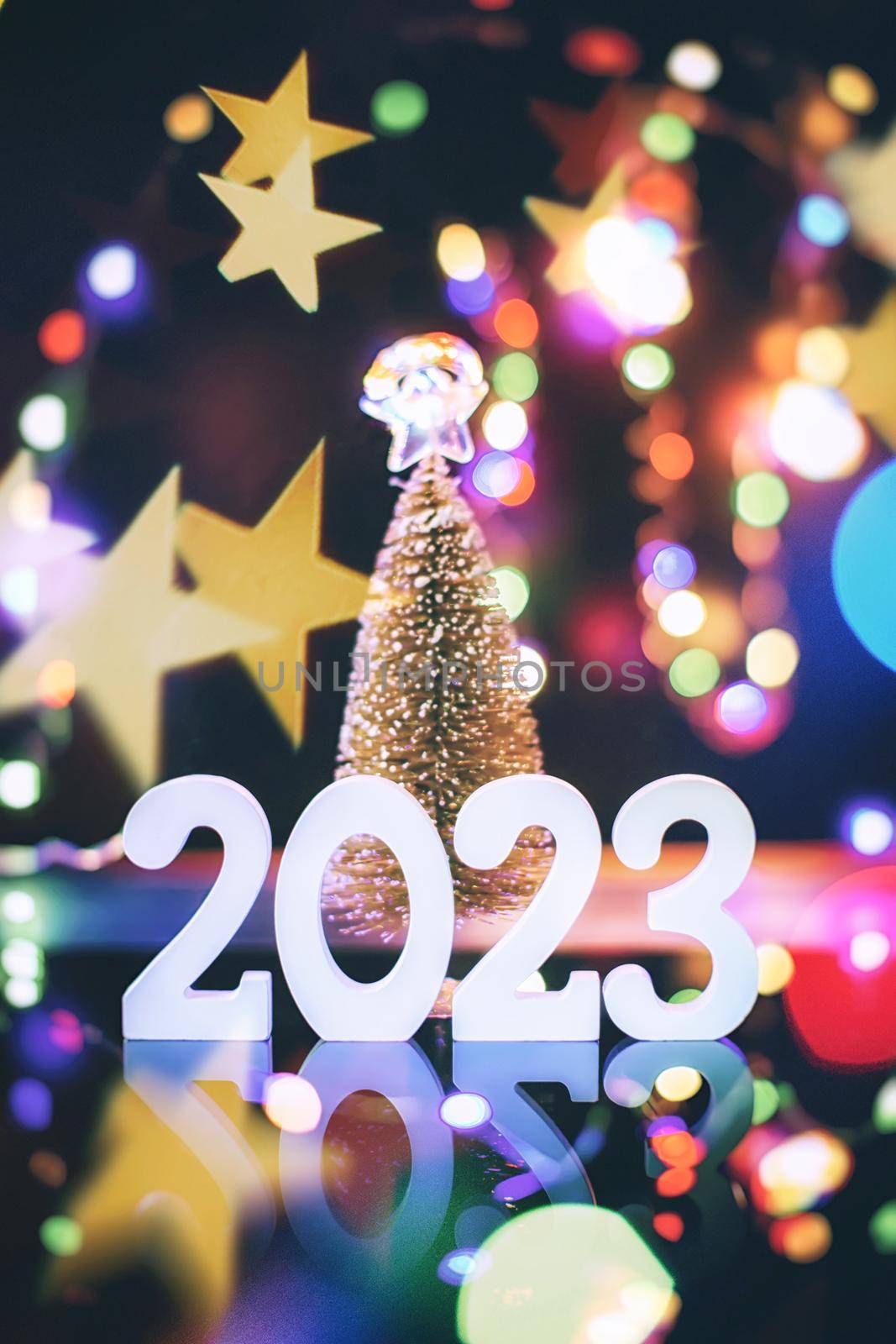 New Year 2023 - Celebration - Abstract Defocused Lights by Maximusnd