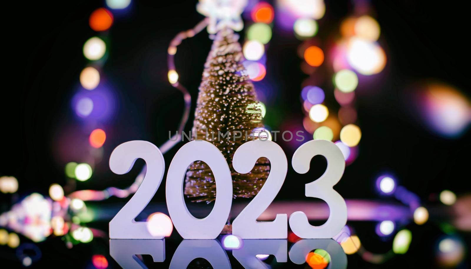 New Year 2023 - Celebration - Abstract Defocused Lights by Maximusnd