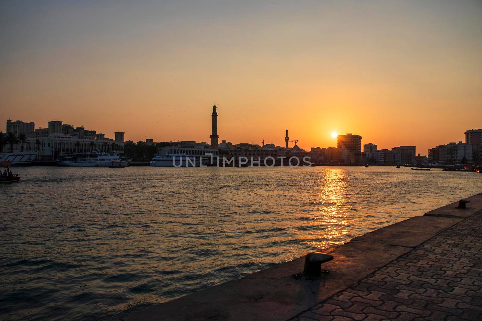 Old part of Dubai city. UAE.