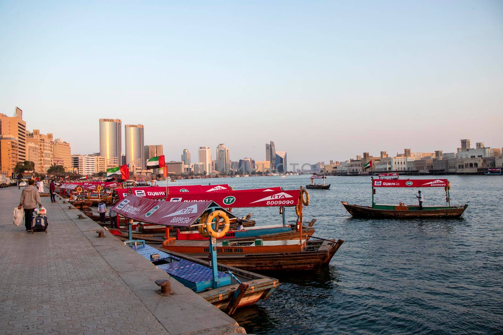 Old part of Dubai city. UAE.