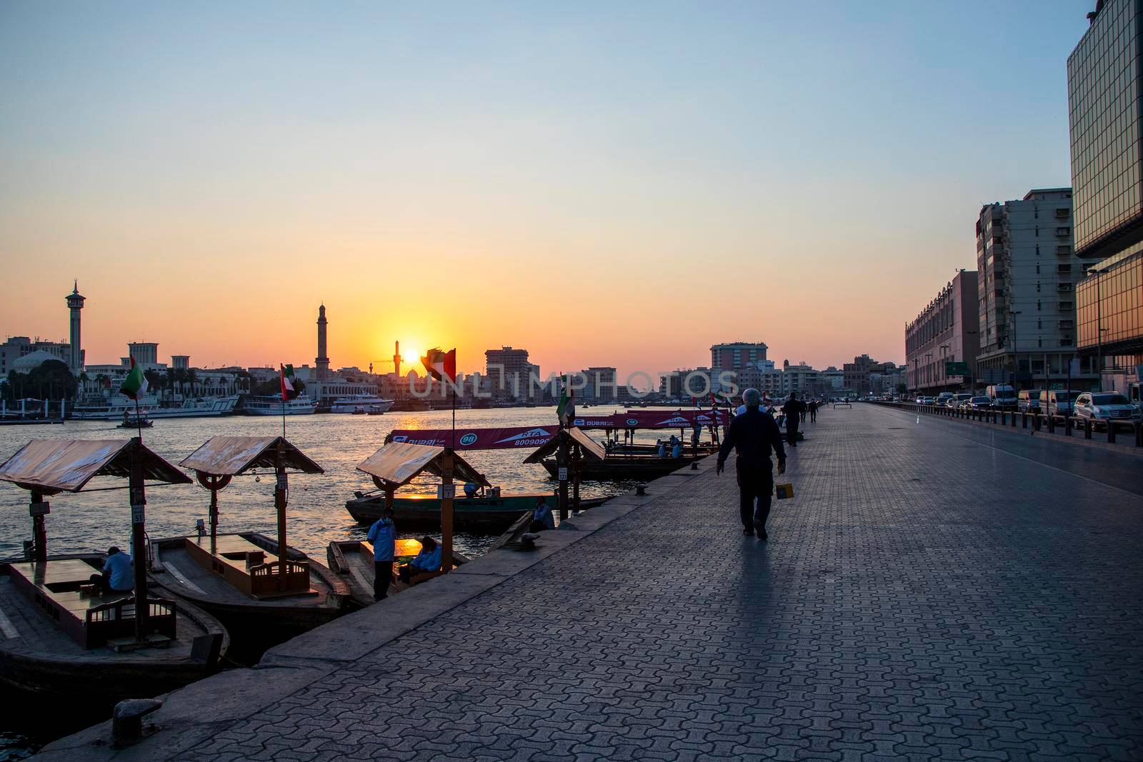 Old part of Dubai city. UAE.