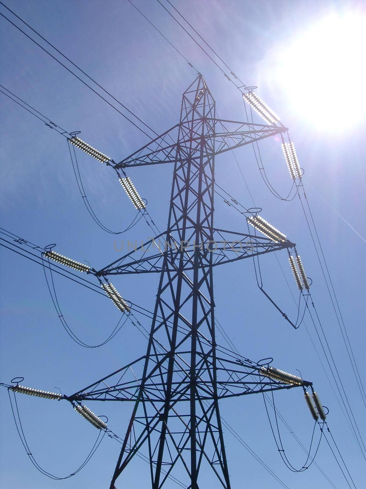 High voltage electricity pylon by sanisra