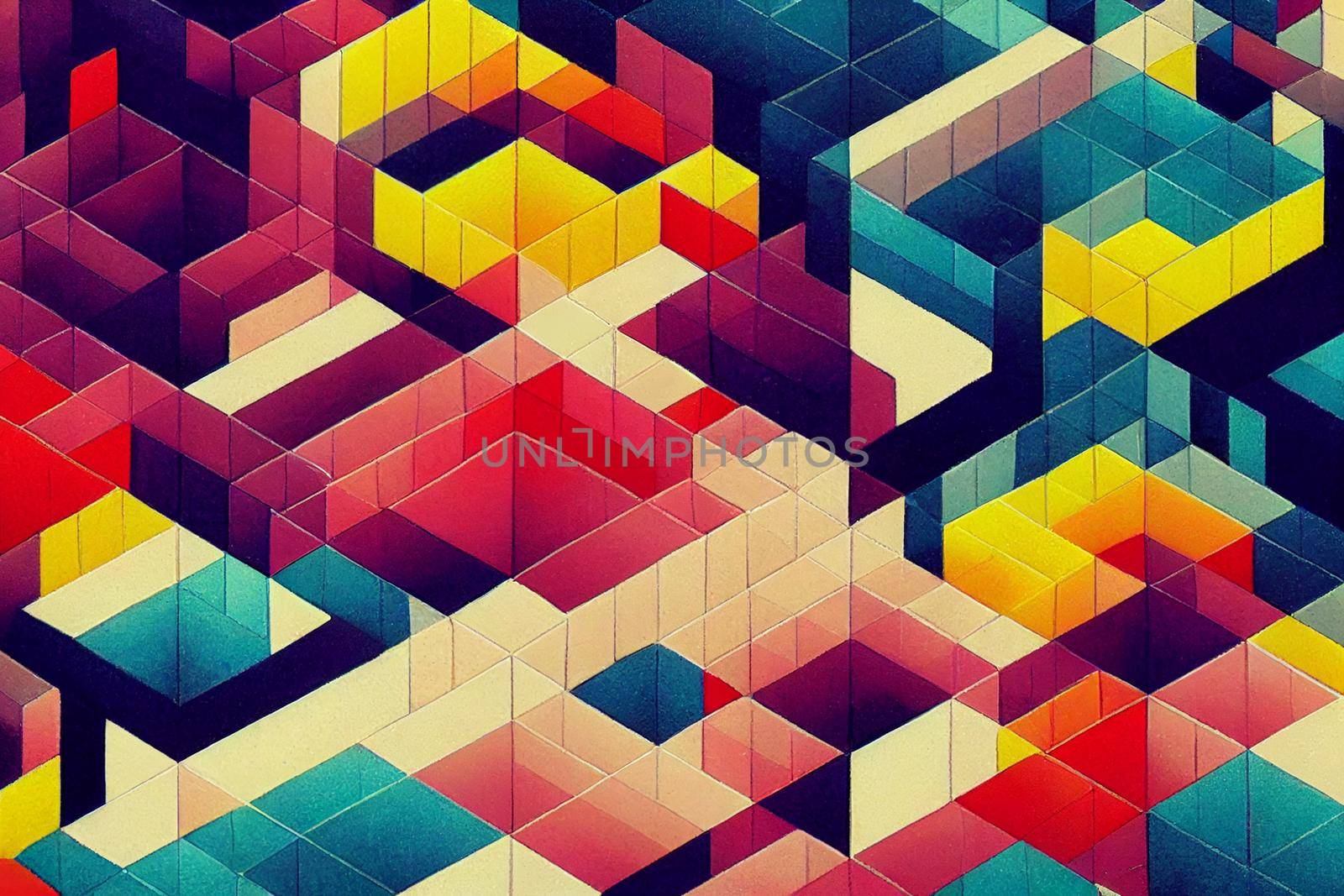 Tiny squares different color pattern background. Colorful wallpaper