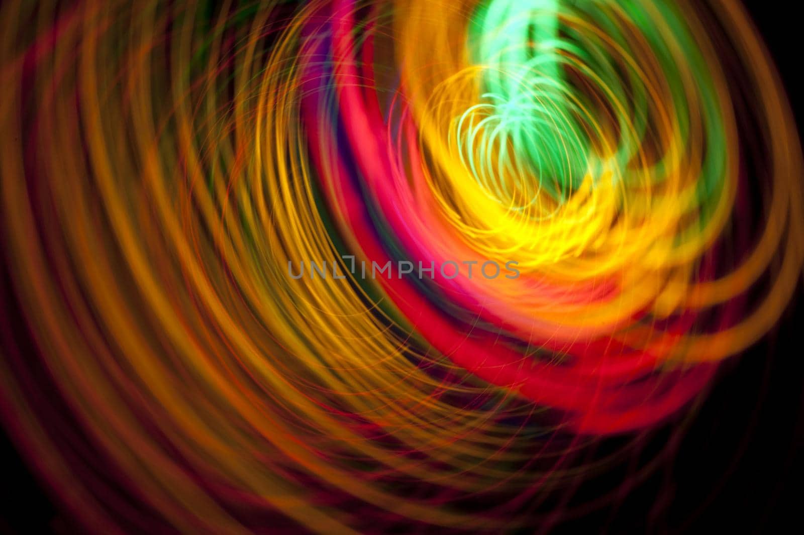creative background composed of colourful defuse lines of lights