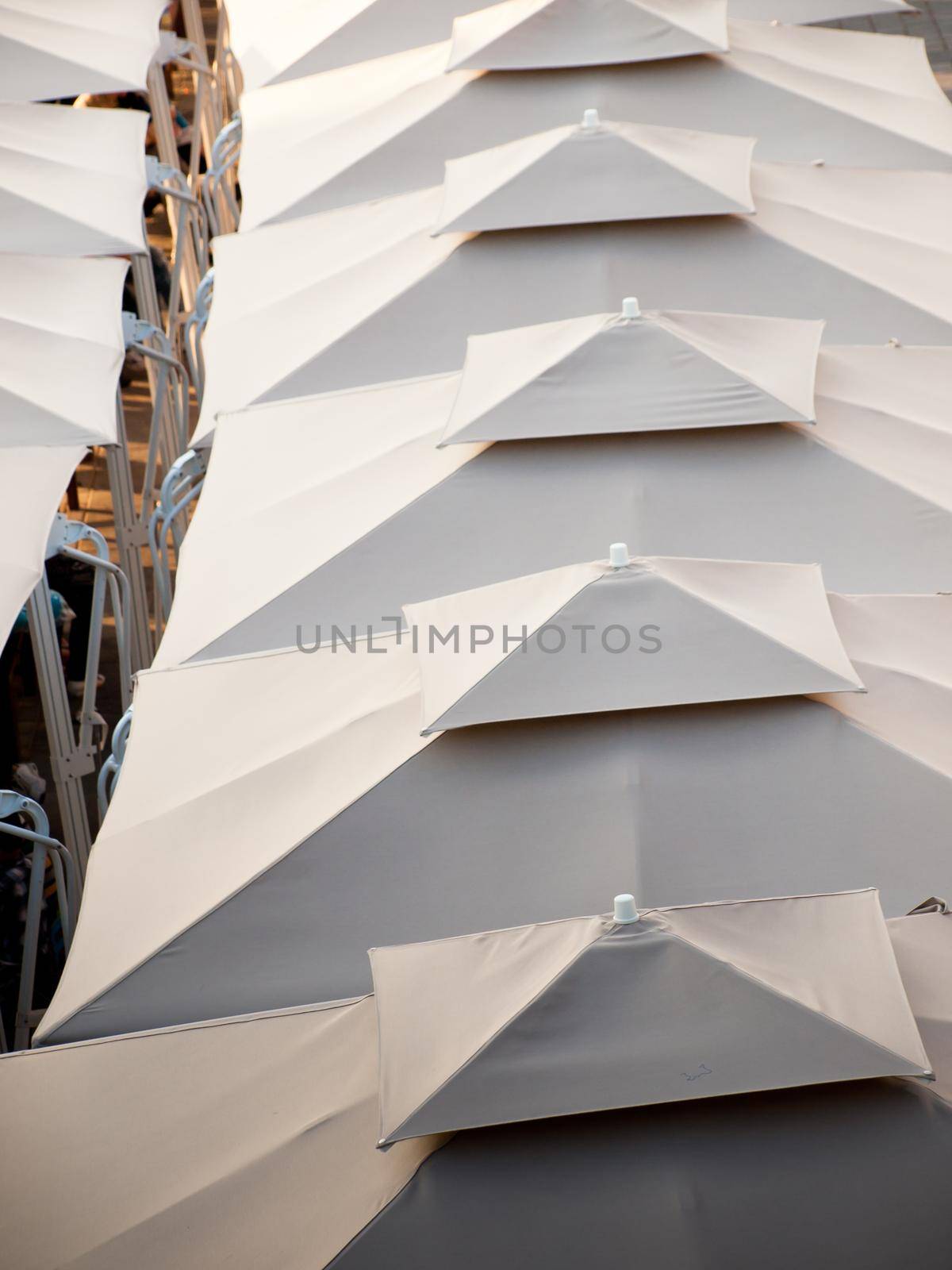 Shade umbrellas.