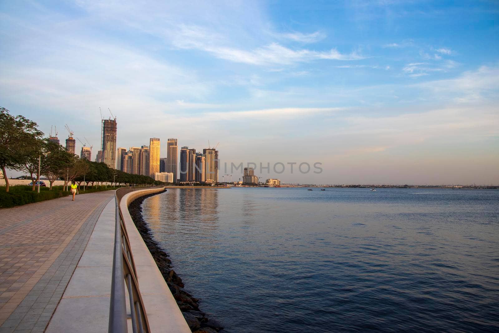 Dubai creek harbour development by EMAAR. UAE. Outdoors by pazemin