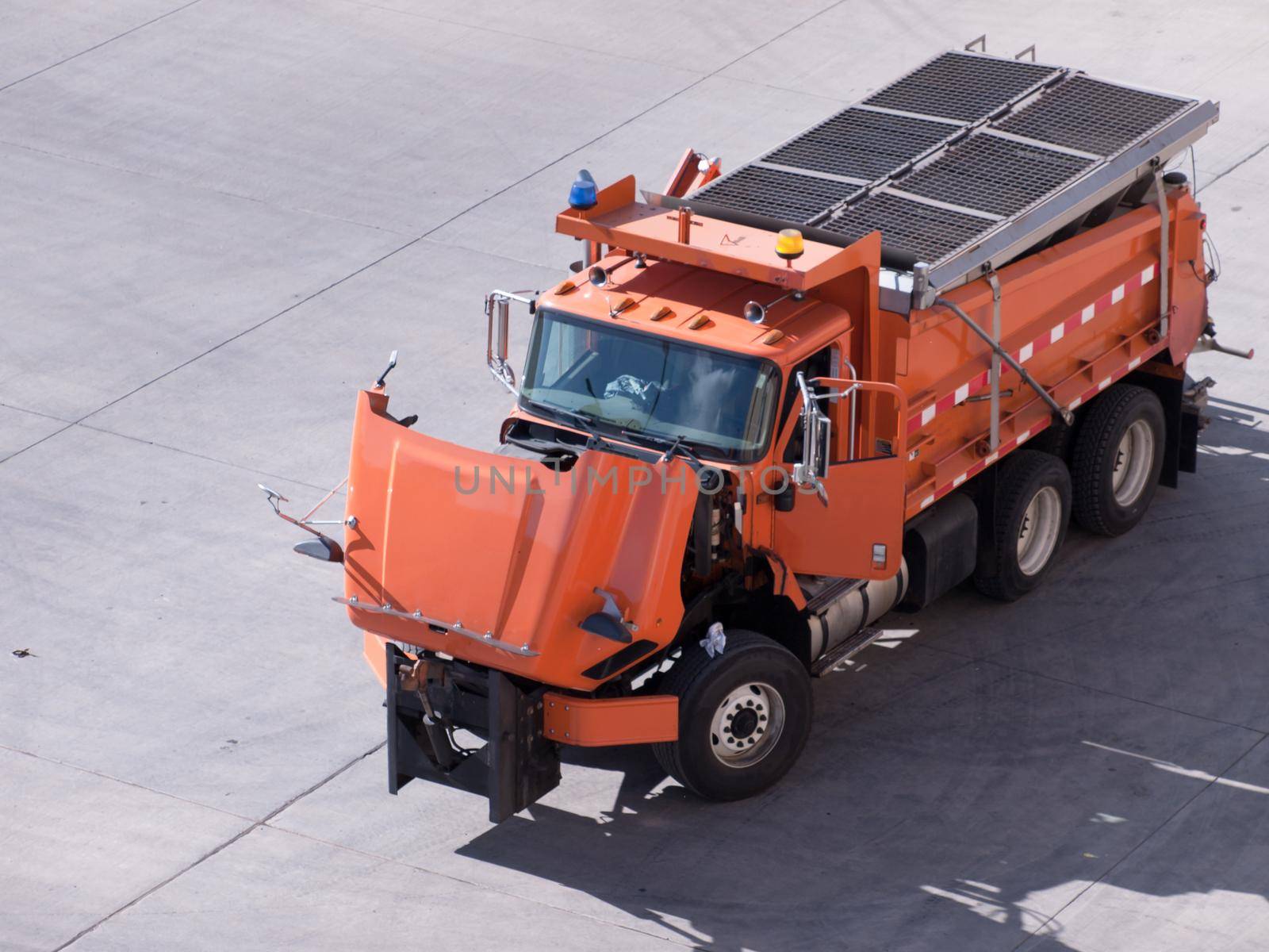 Road maintenance truck.