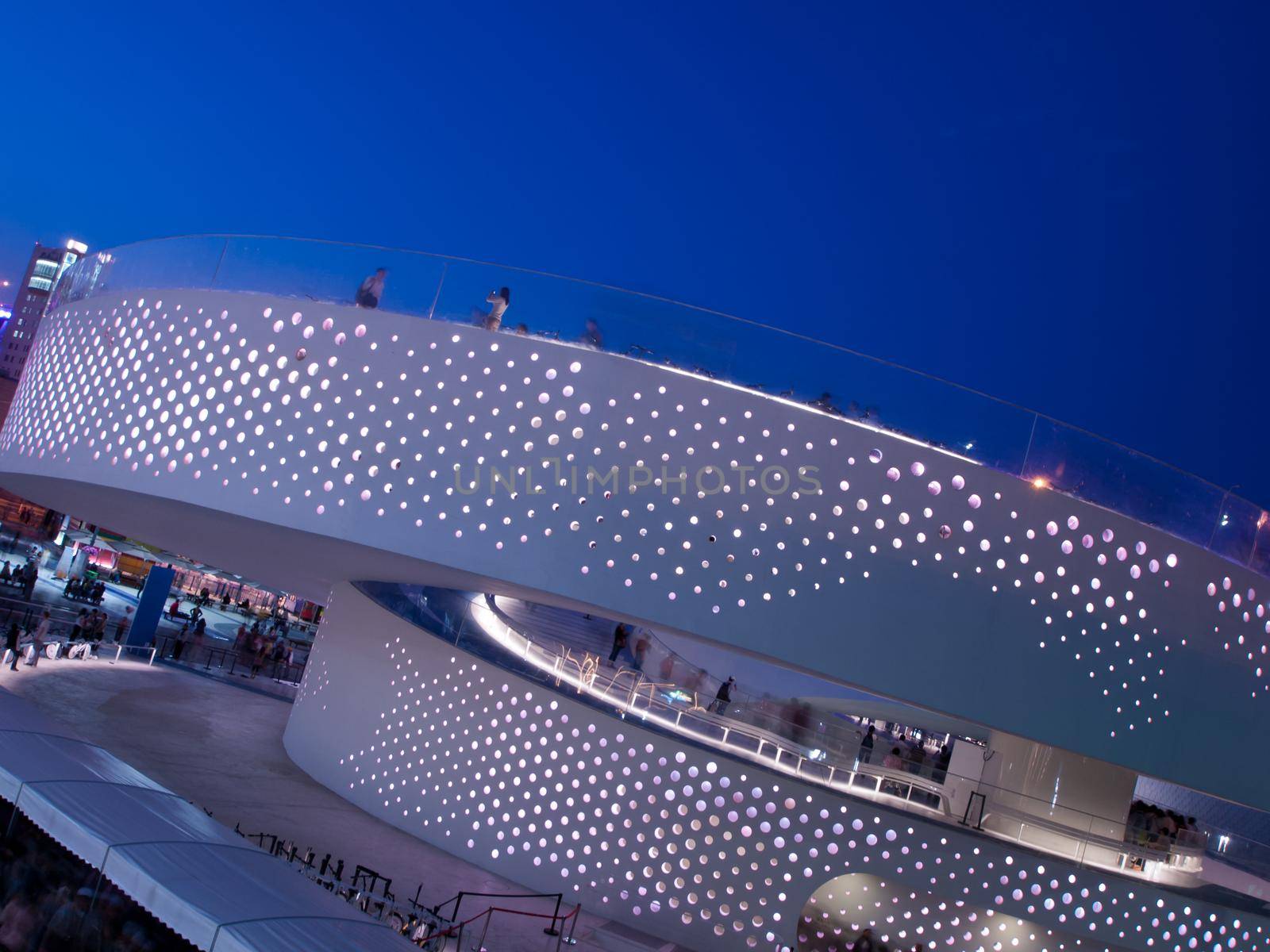 Exterior of the Denmark Pavilion at the EXPO 2010 Shanghai, China.