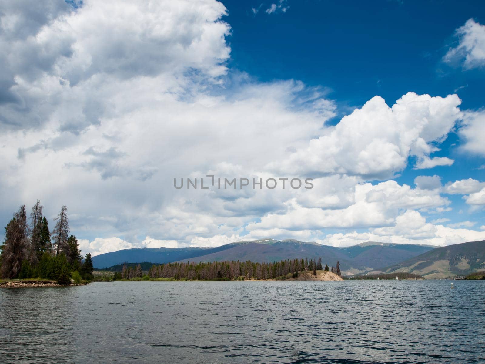 Lake Dillon in the summer.