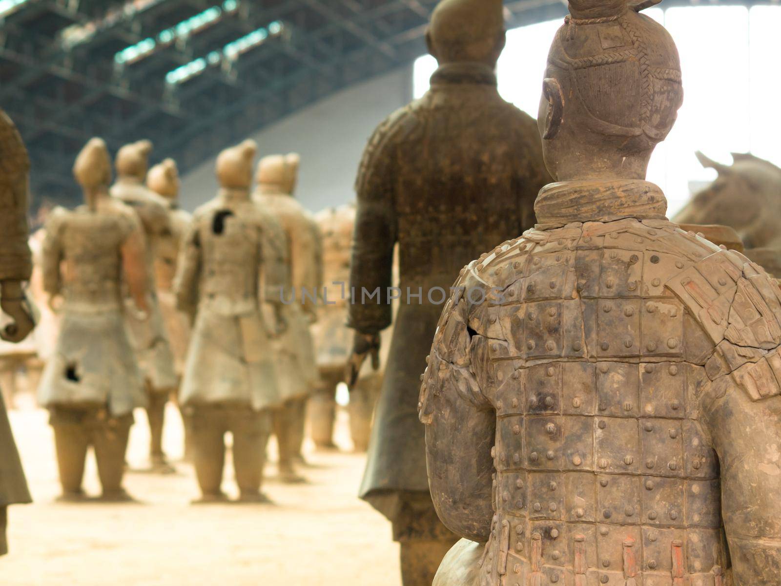 The Terracotta Army in Xian, China.