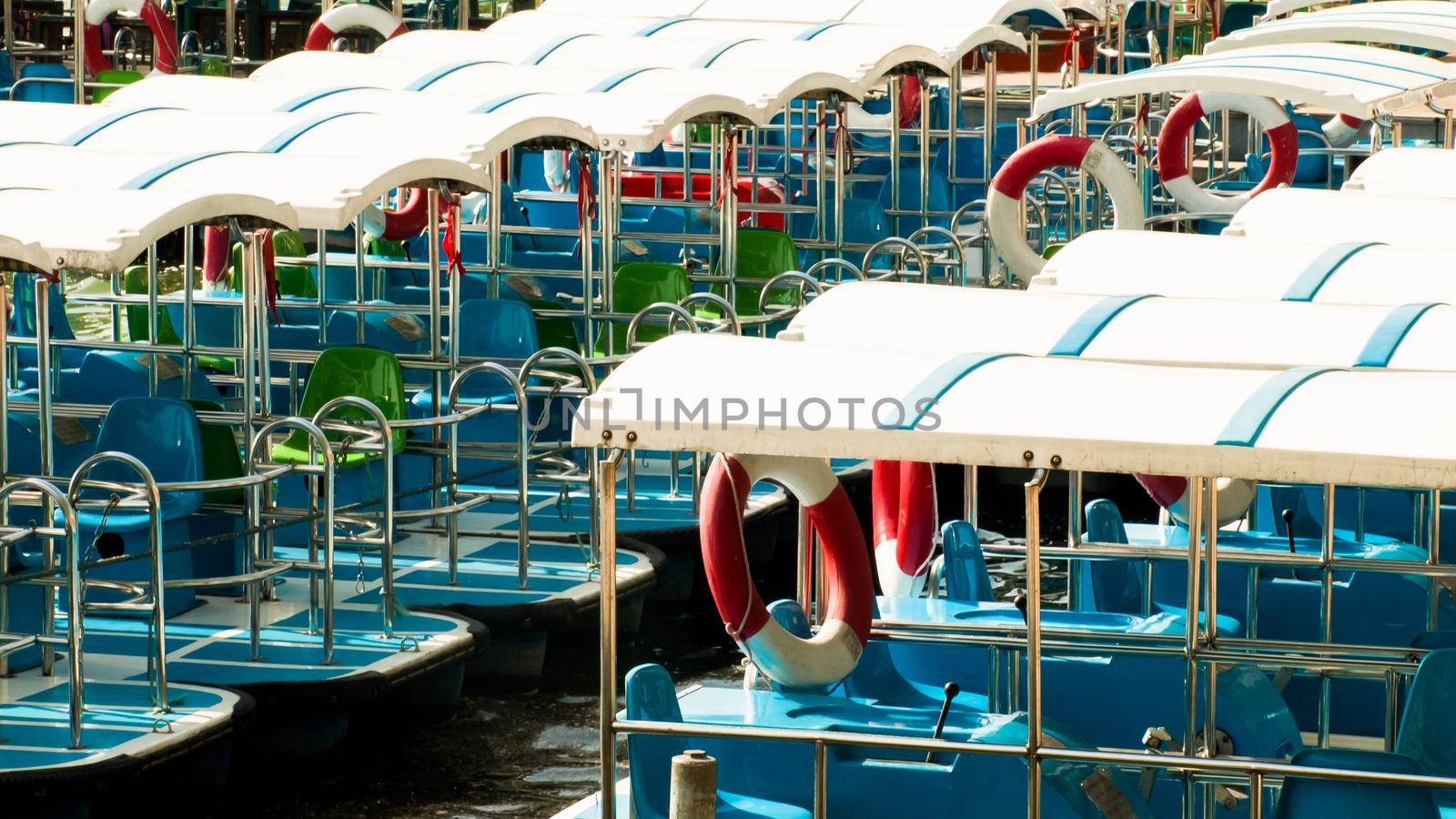 Catamarans in Summer Palace in Beijing, China