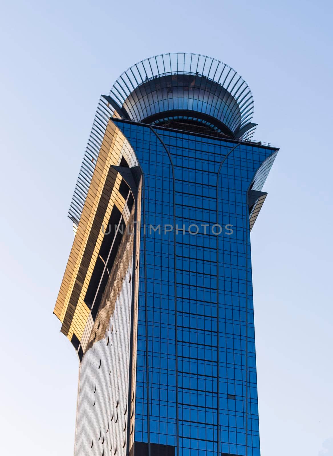 Dubai, UAE - 05.15.2021 - The palm tower