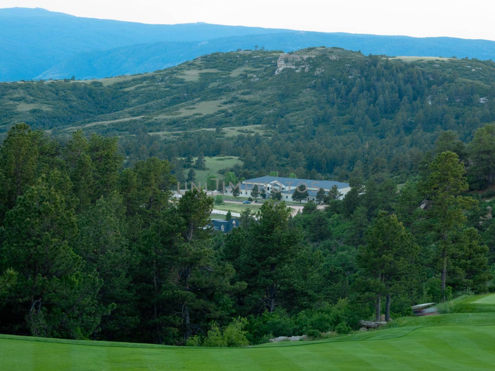 Golf course at Castle Rock, Colorado.