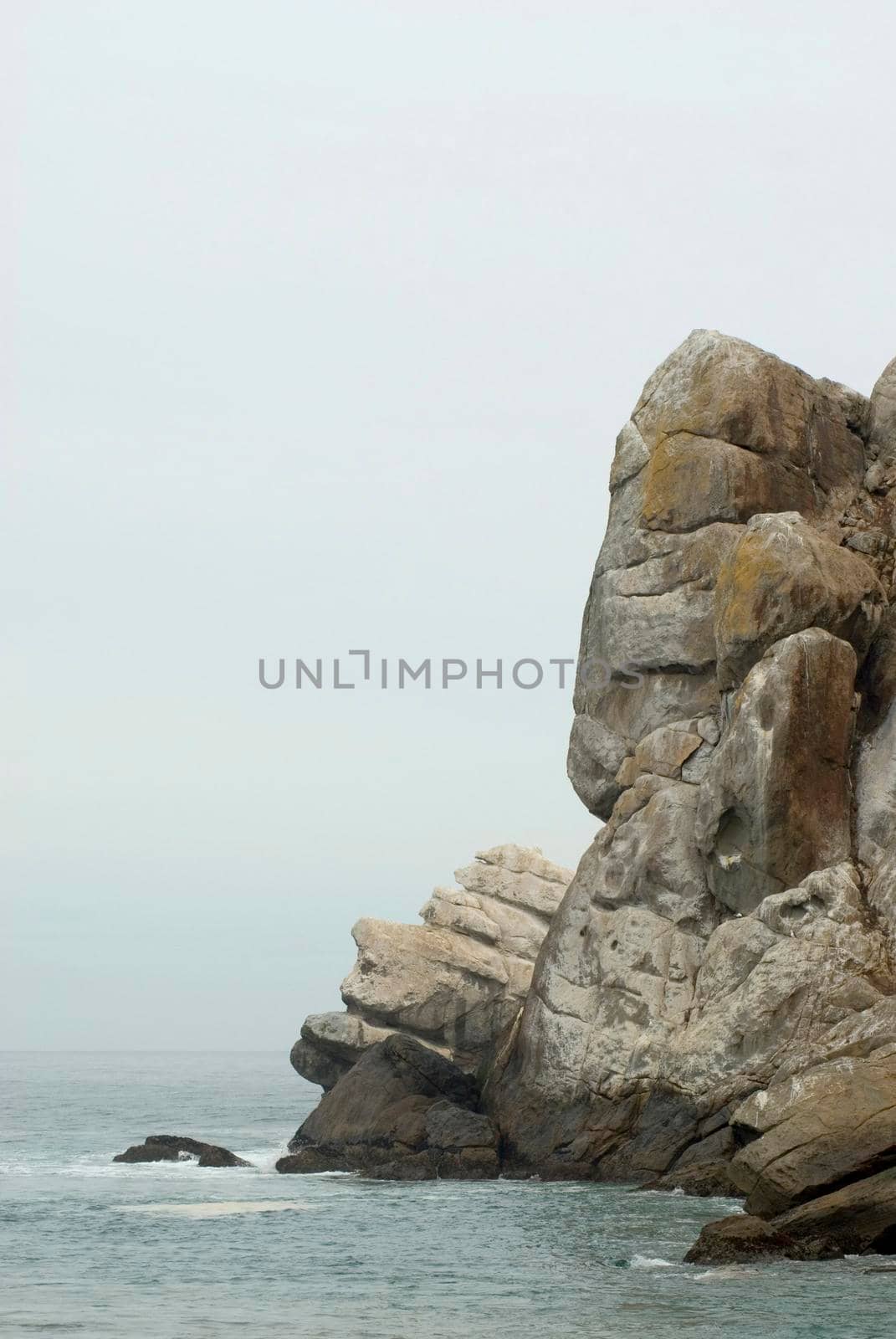 details of the end of morrow rock, california