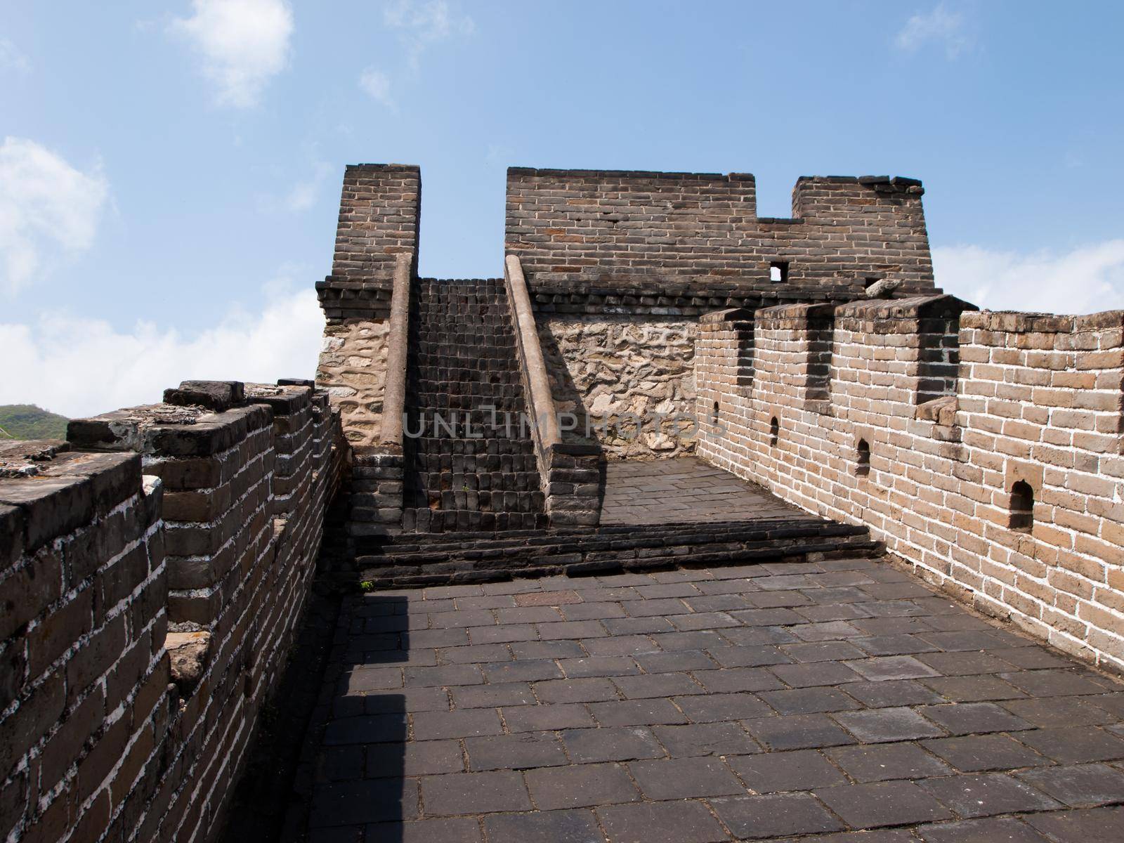 The Great Wall of China at the Mutianyu section near Beijing.