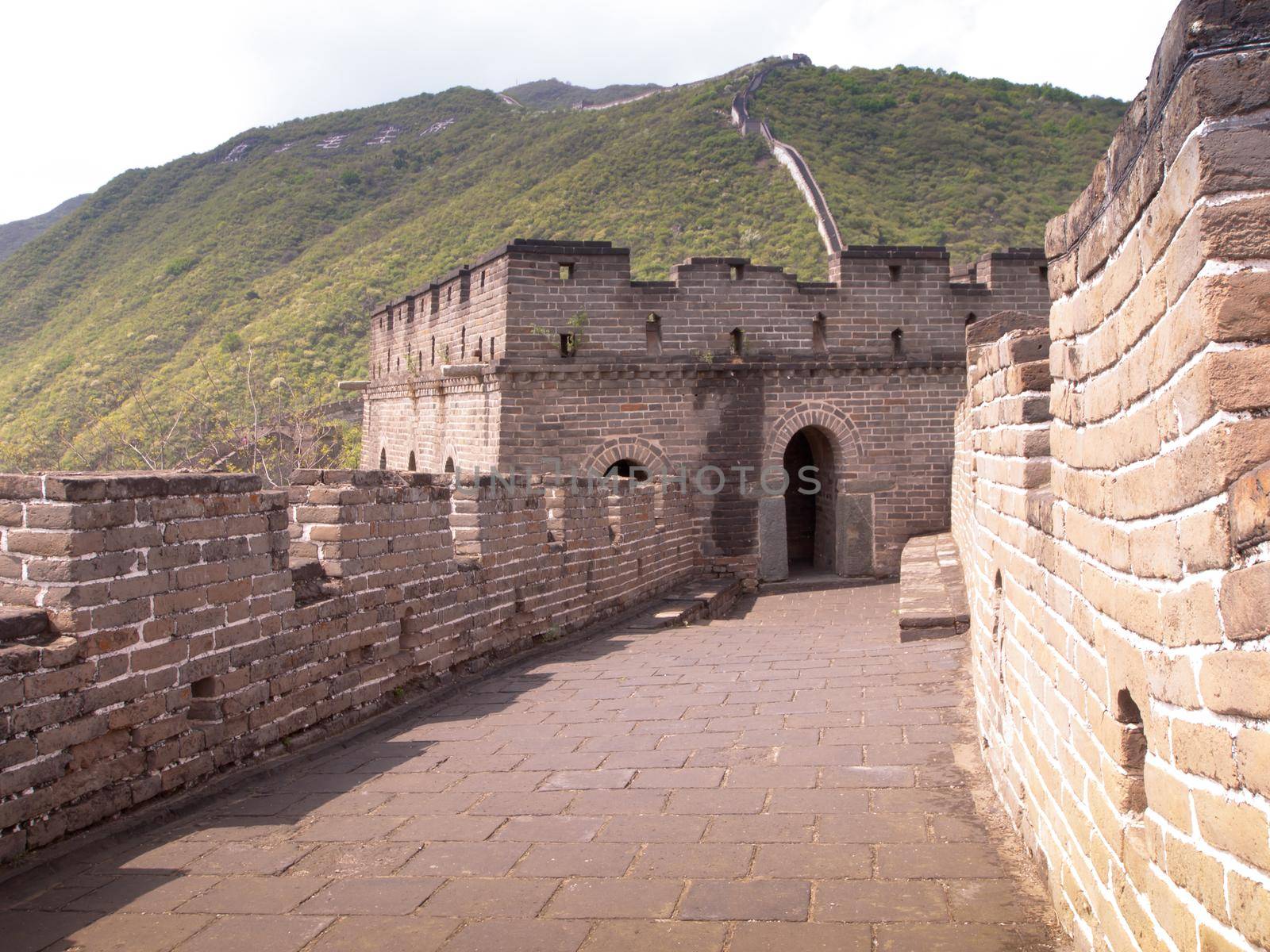 The Great Wall of China at the Mutianyu section near Beijing.