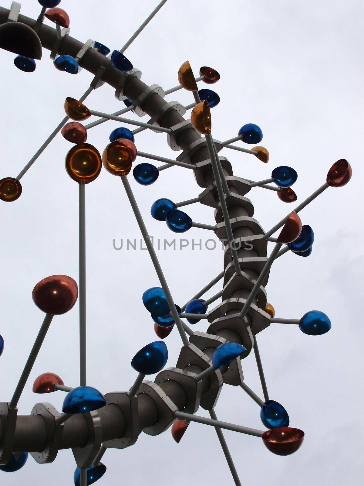 a wind powered mobile sculpture in melbourne australia