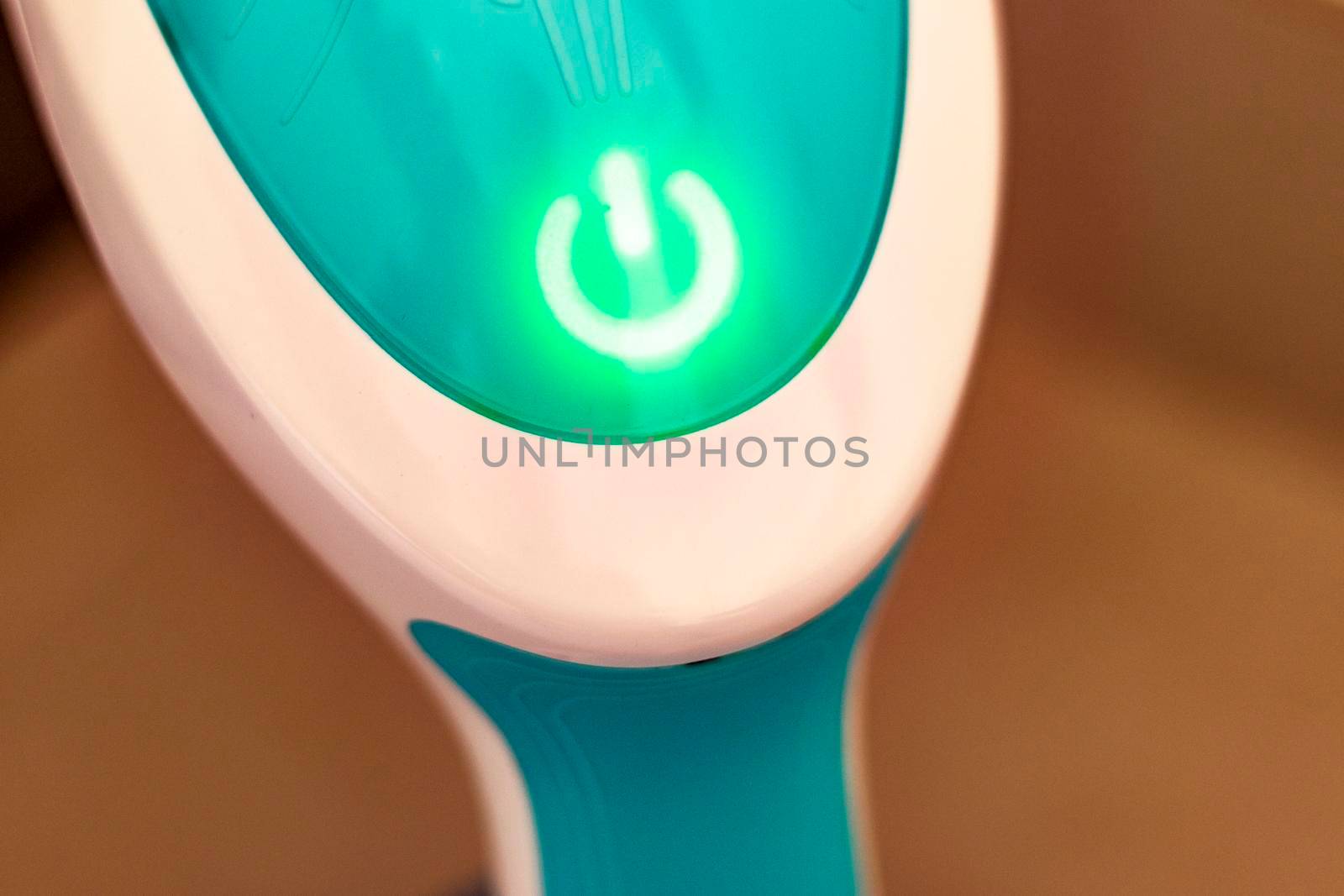 Close up shot of a steam iron. Household by pazemin