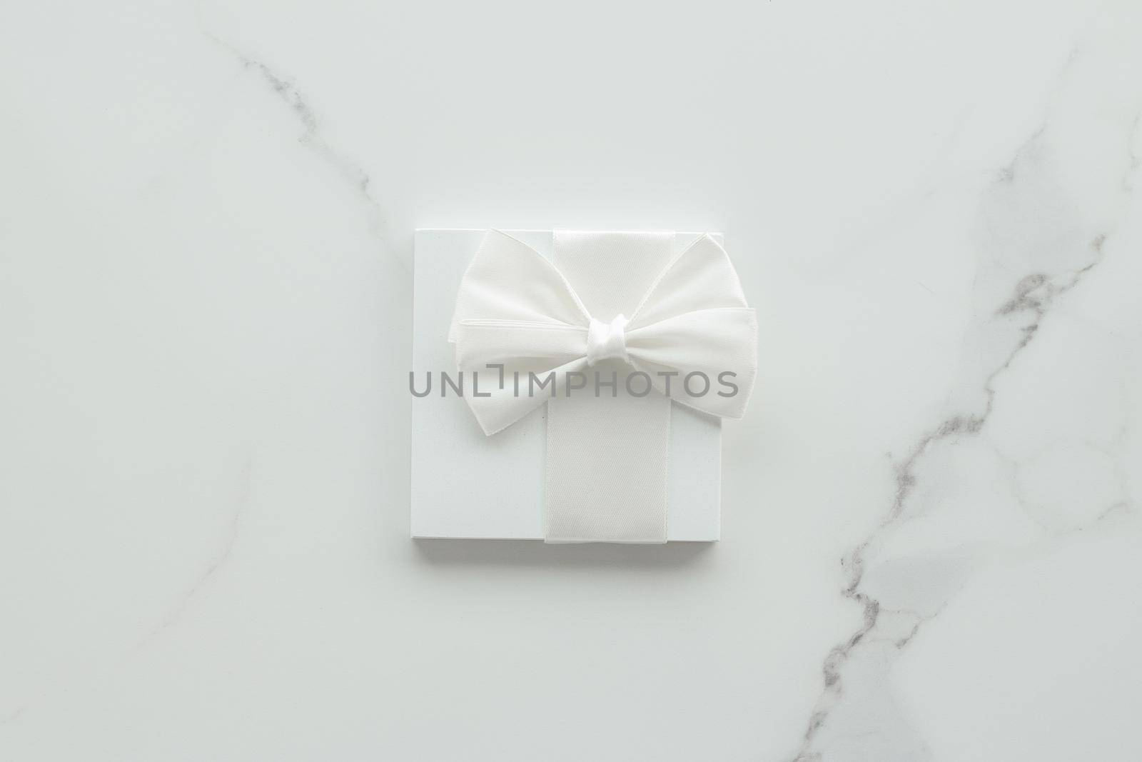 Romantic celebration, lifestyle and holiday present concept - Luxury wedding gifts on marble