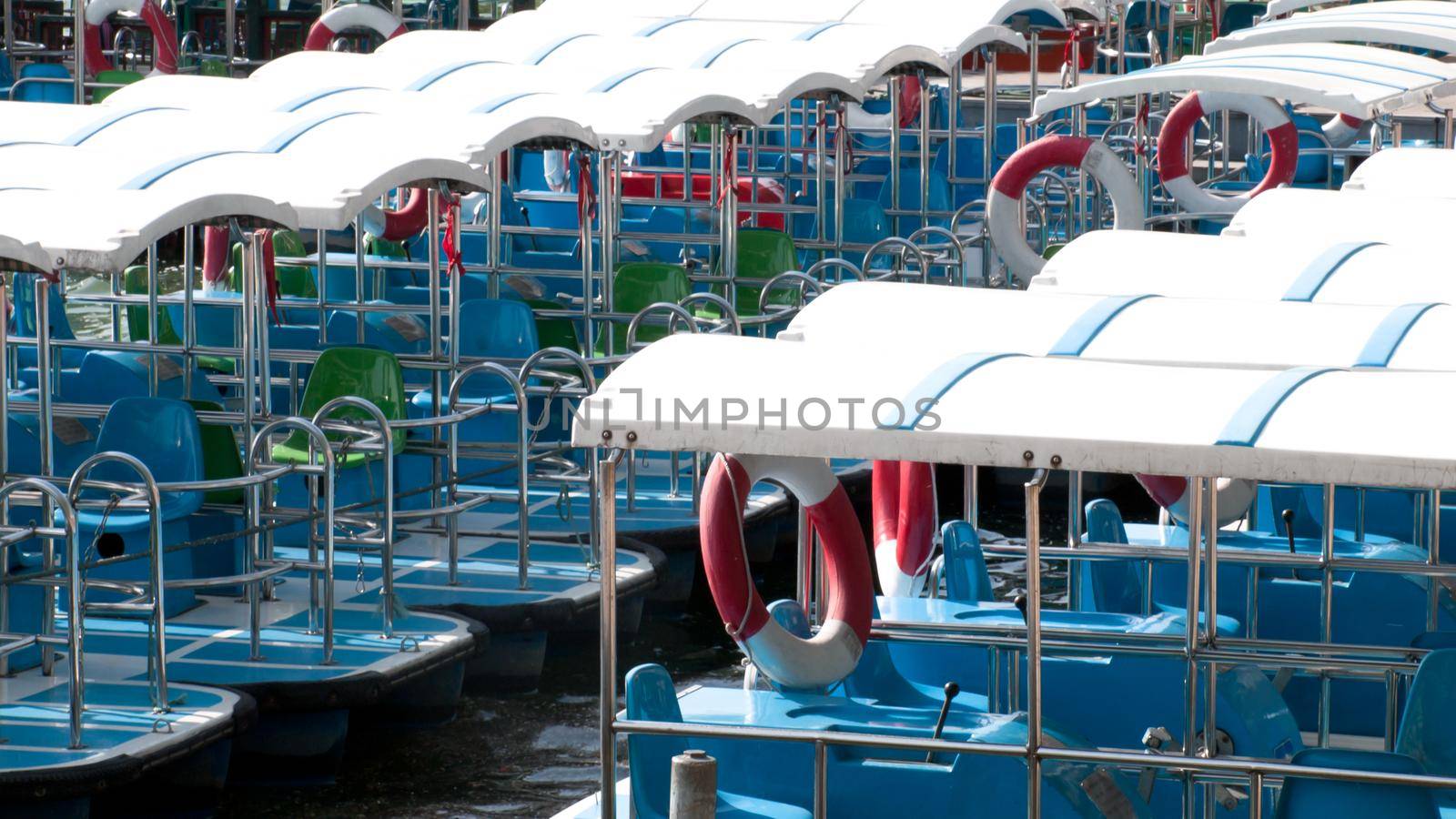 Catamarans in Summer Palace in Beijing, China