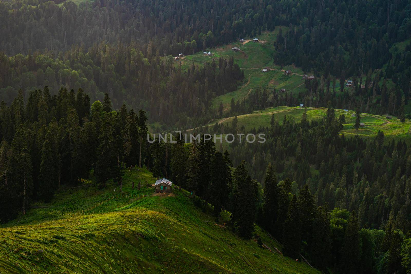 Caucasus mountain in Guria region of Georgia by Elet