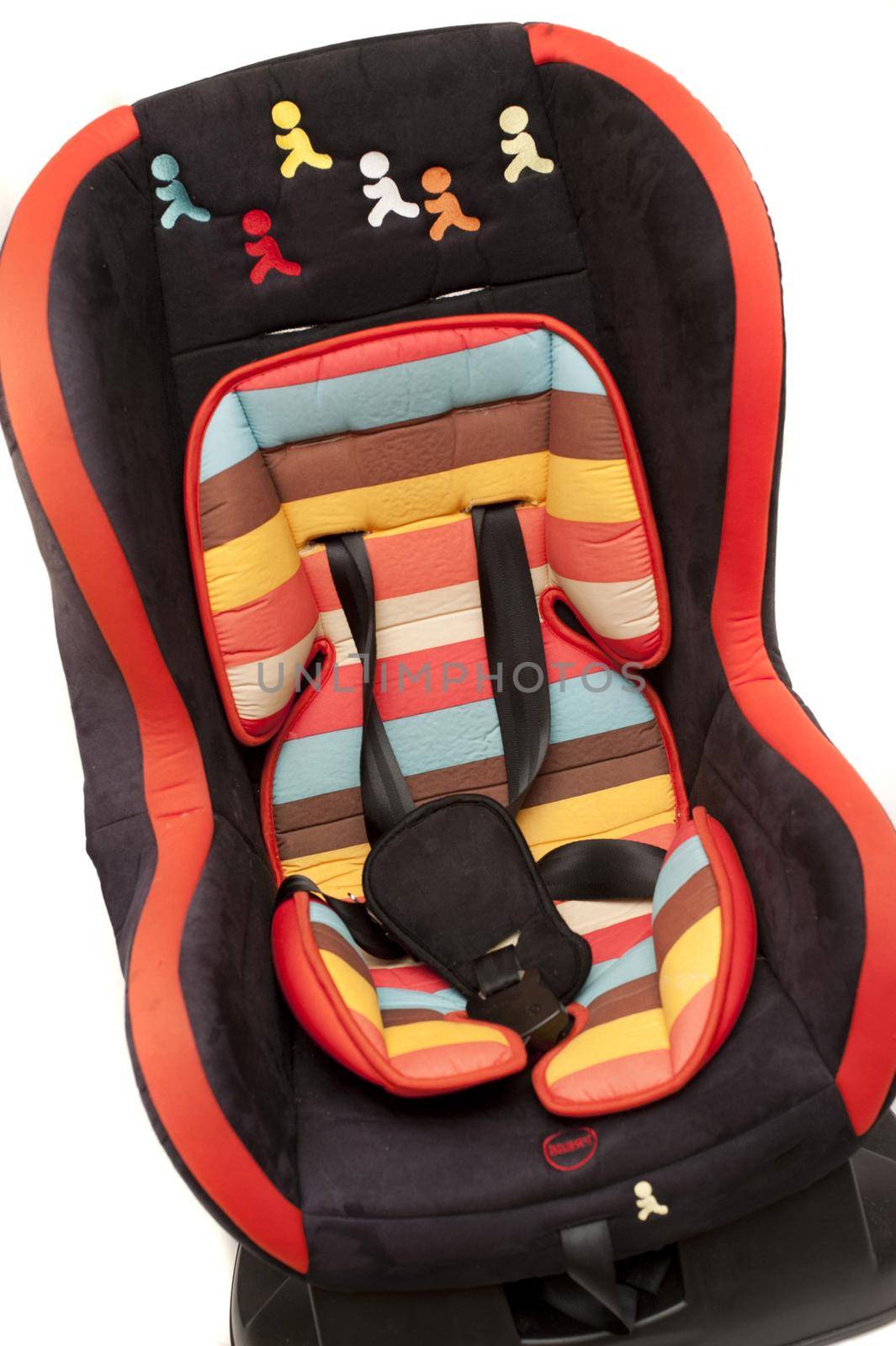 A childs car safety seat