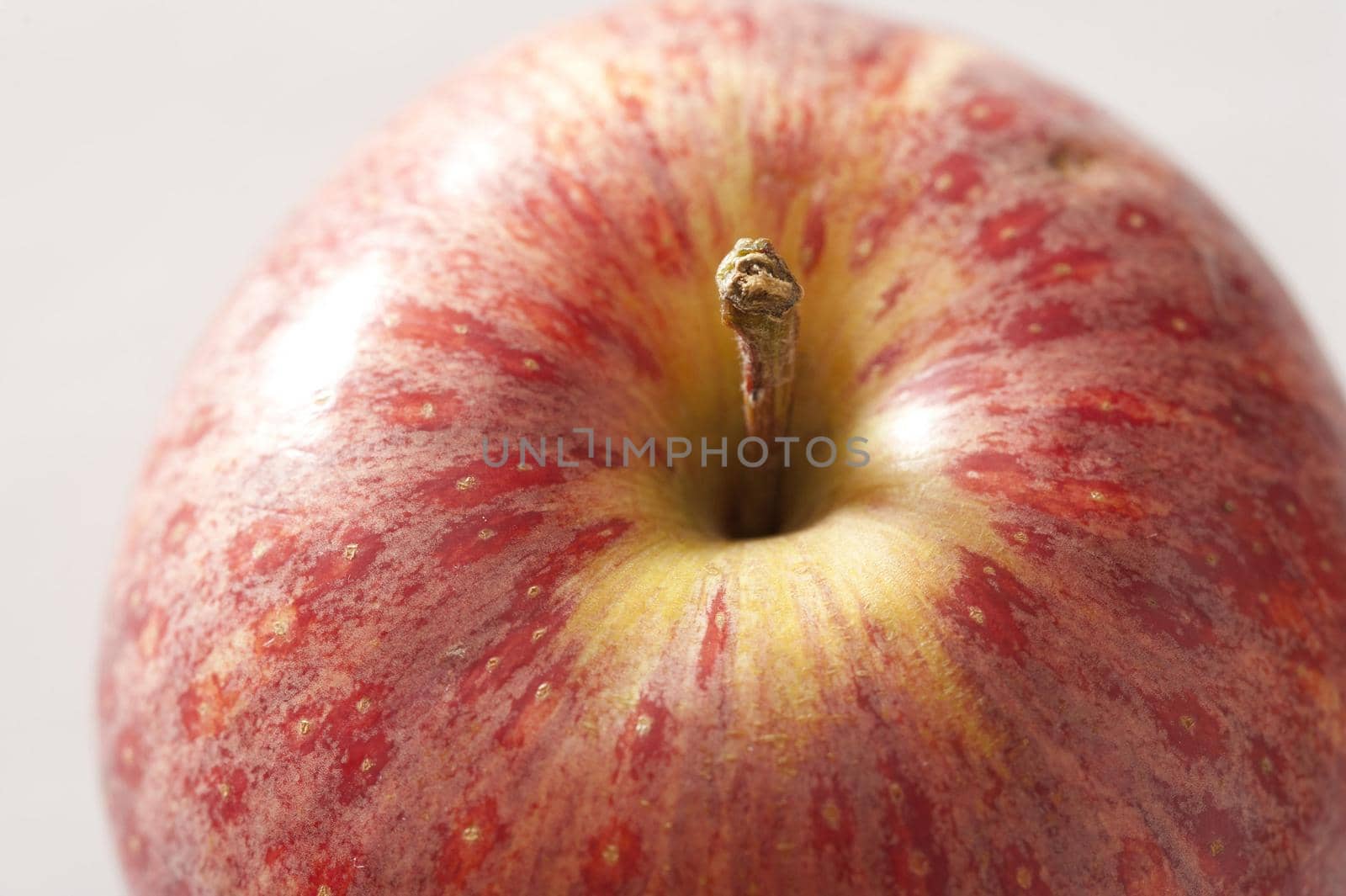 Close-up of fresh red apple. Macro