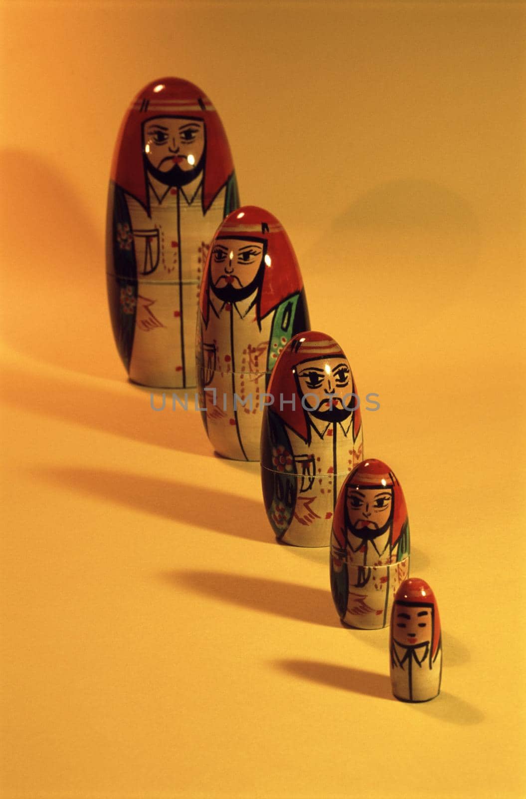 Set of Russian Matryoshka or Babushka dolls by sanisra