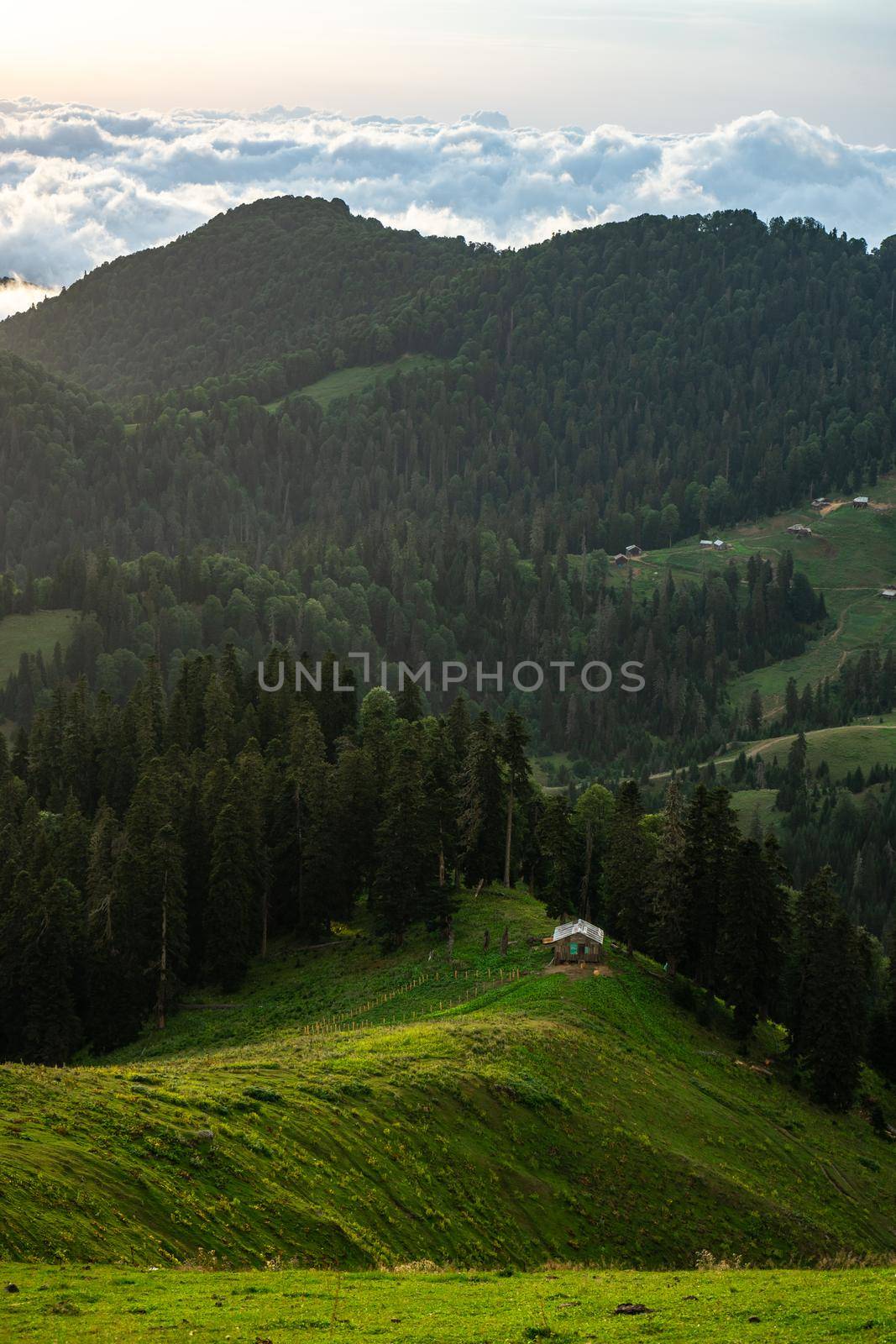 Caucasus mountain in Guria region of Georgia by Elet