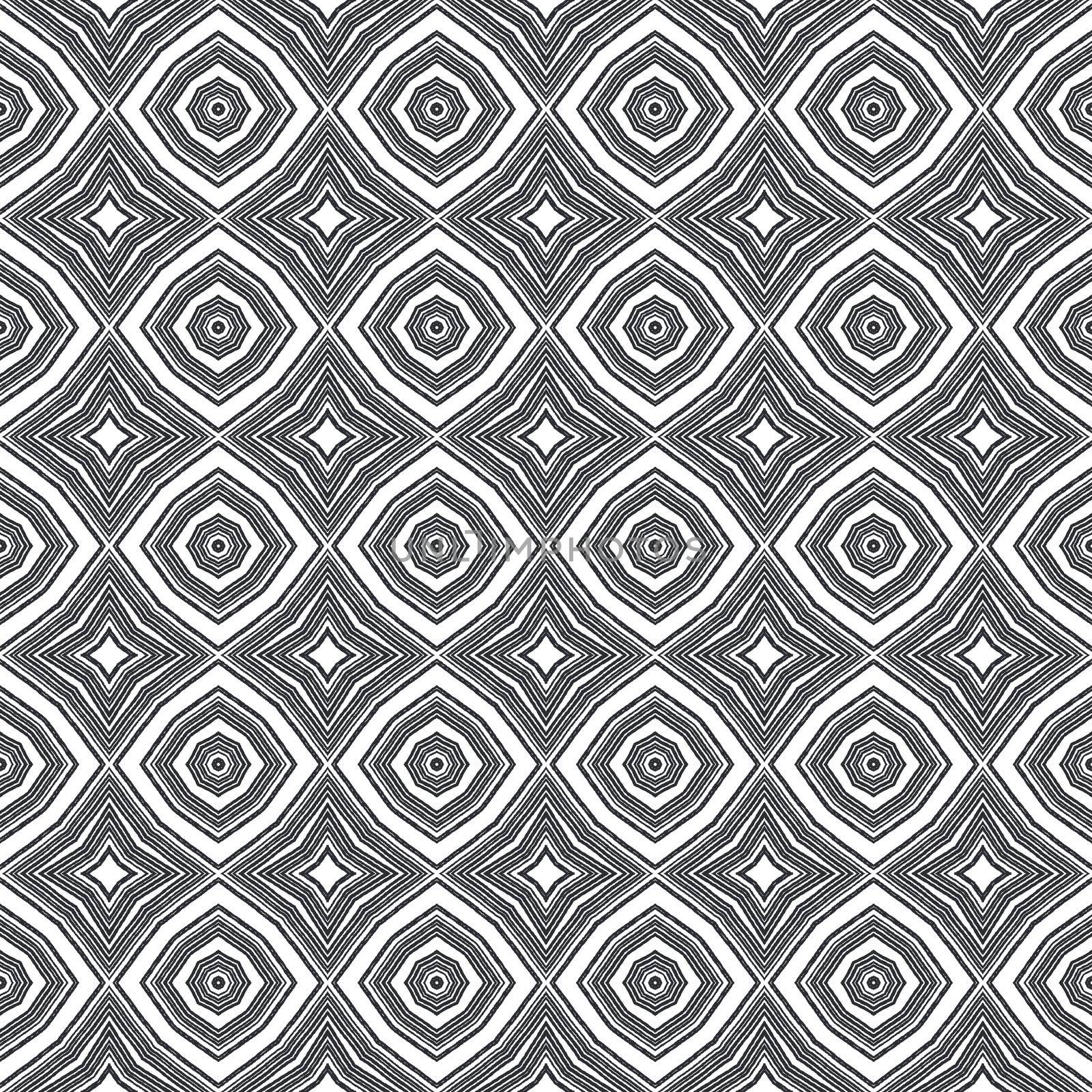 Textured stripes pattern. Black symmetrical by beginagain