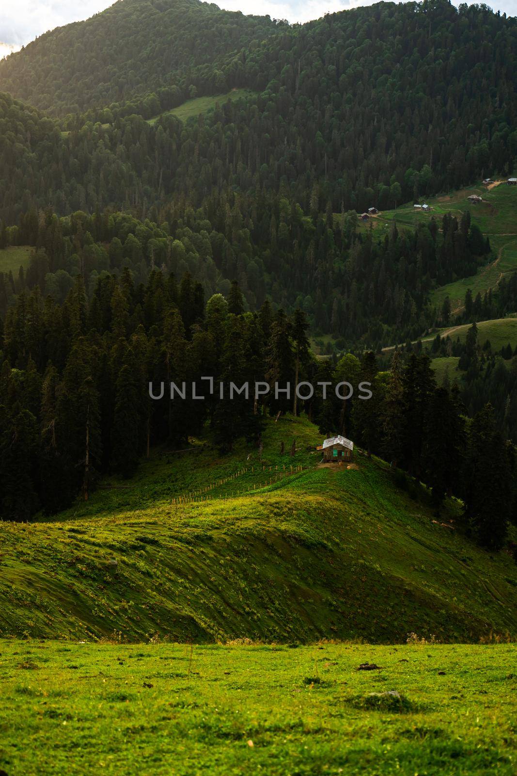 Caucasus mountain in Guria region of Georgia by Elet