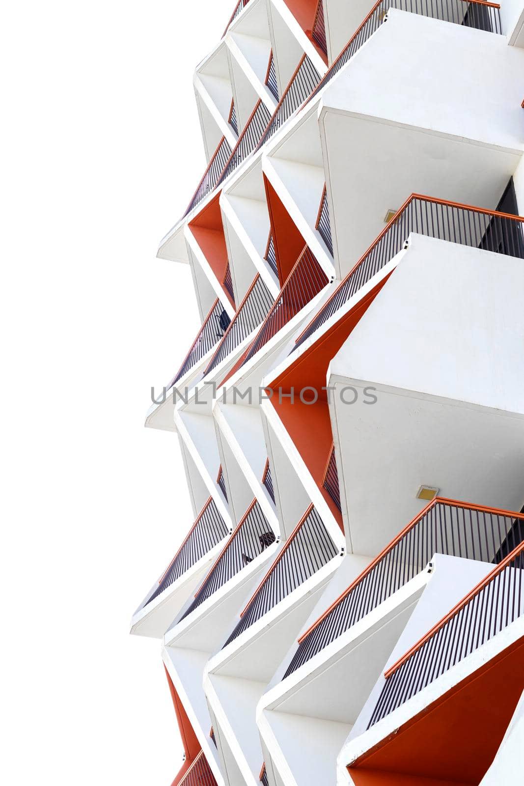 Dubai, UAE - 03.26.2021 Facade of a binghatti views building in Dubai Silicon Oasis area of the city.