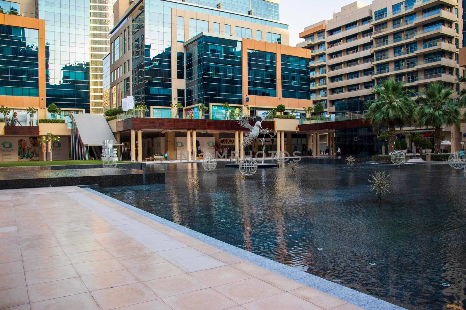 Bay Square area in Business Bay district in Dubai, UAE. Outdoors