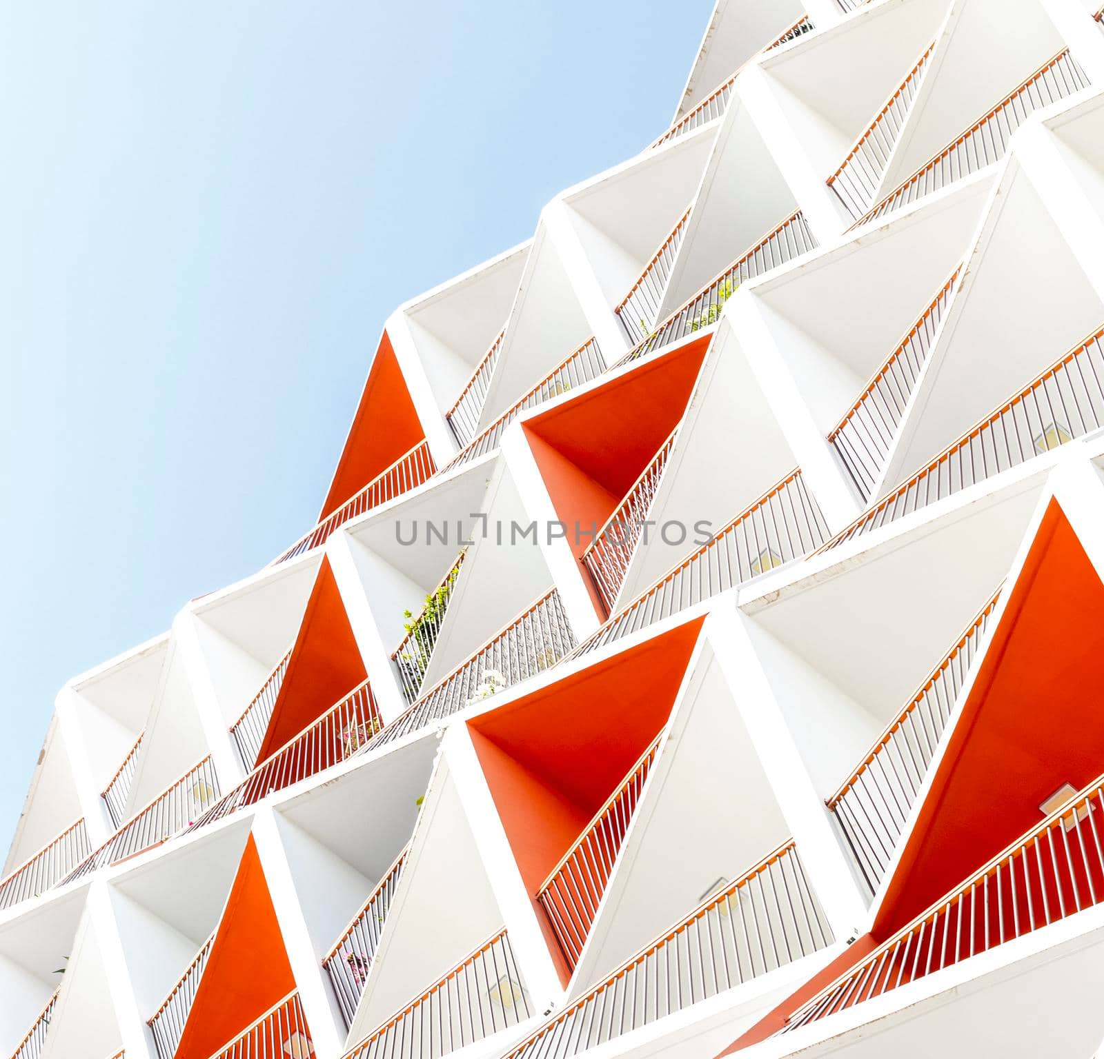 Dubai, UAE - 03.26.2021 Facade of a binghatti views building in Dubai Silicon Oasis area of the city.
