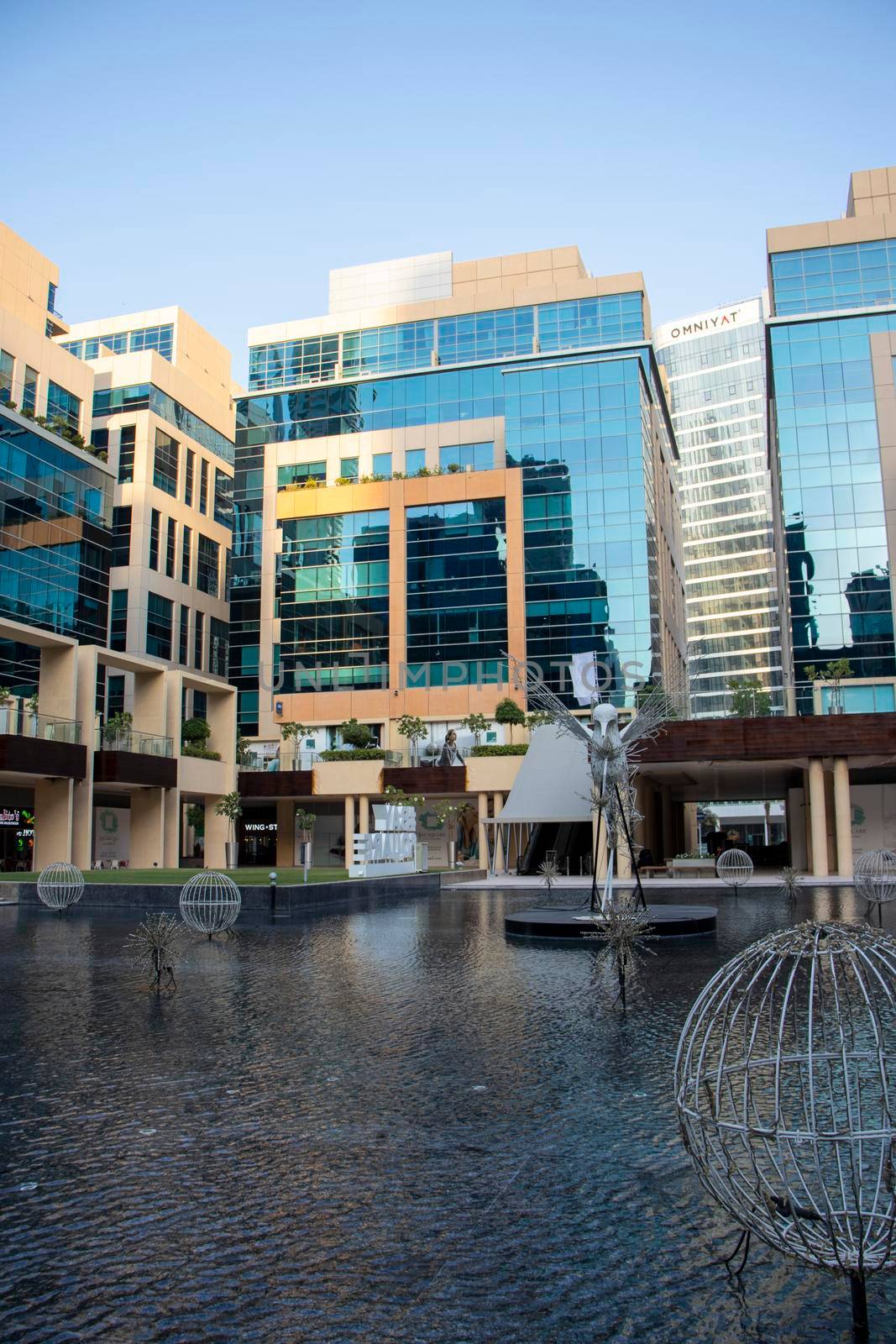 Bay Square area in Business Bay district in Dubai, UAE. Outdoors