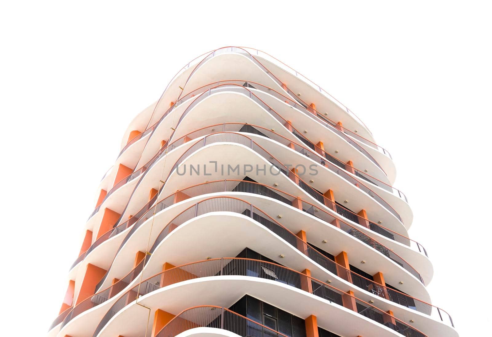Dubai, UAE - 03.26.2021 Facade of a binghatti horizons building in Dubai Silicon Oasis area of the city.